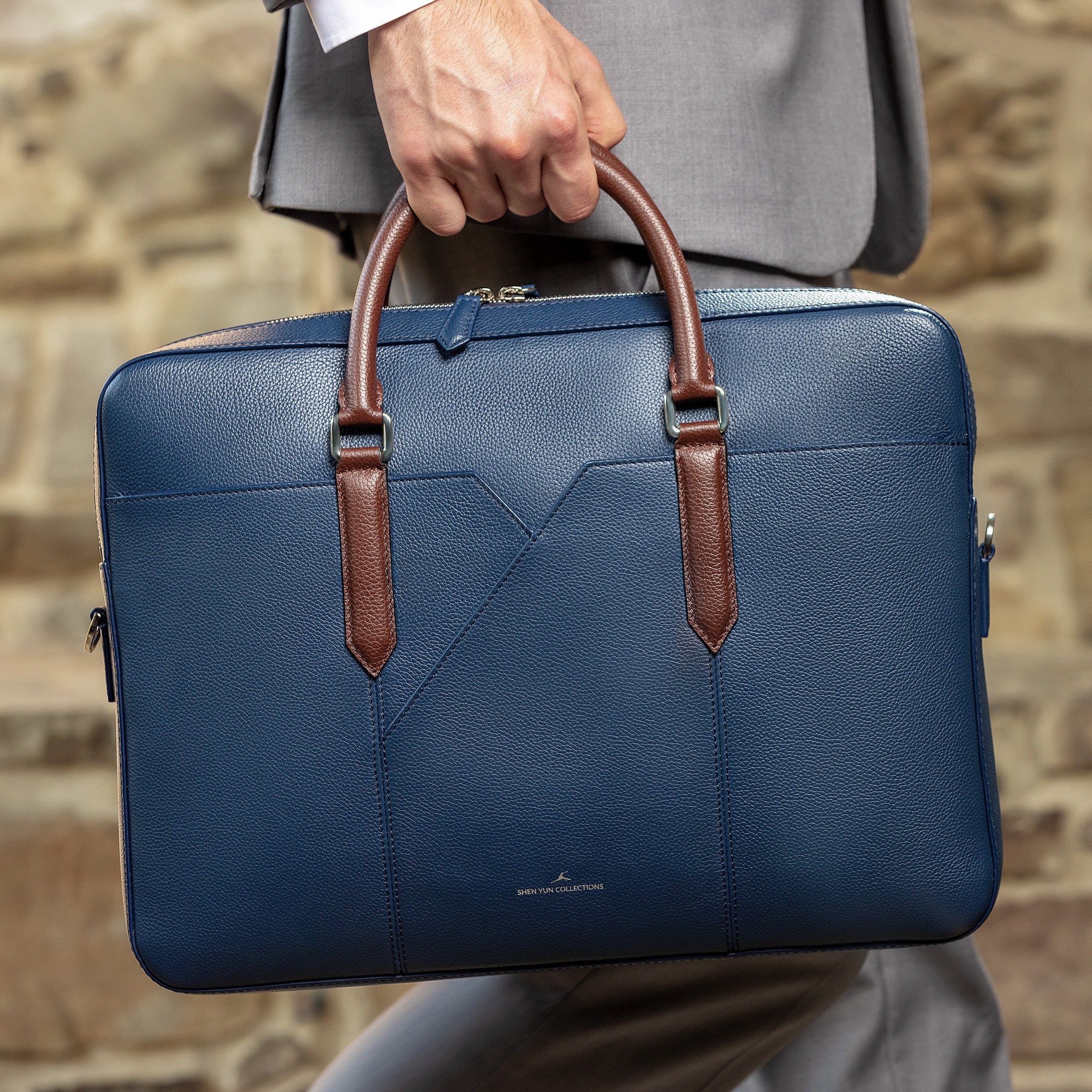A Passage in Time Briefcase - Blue - Image 6