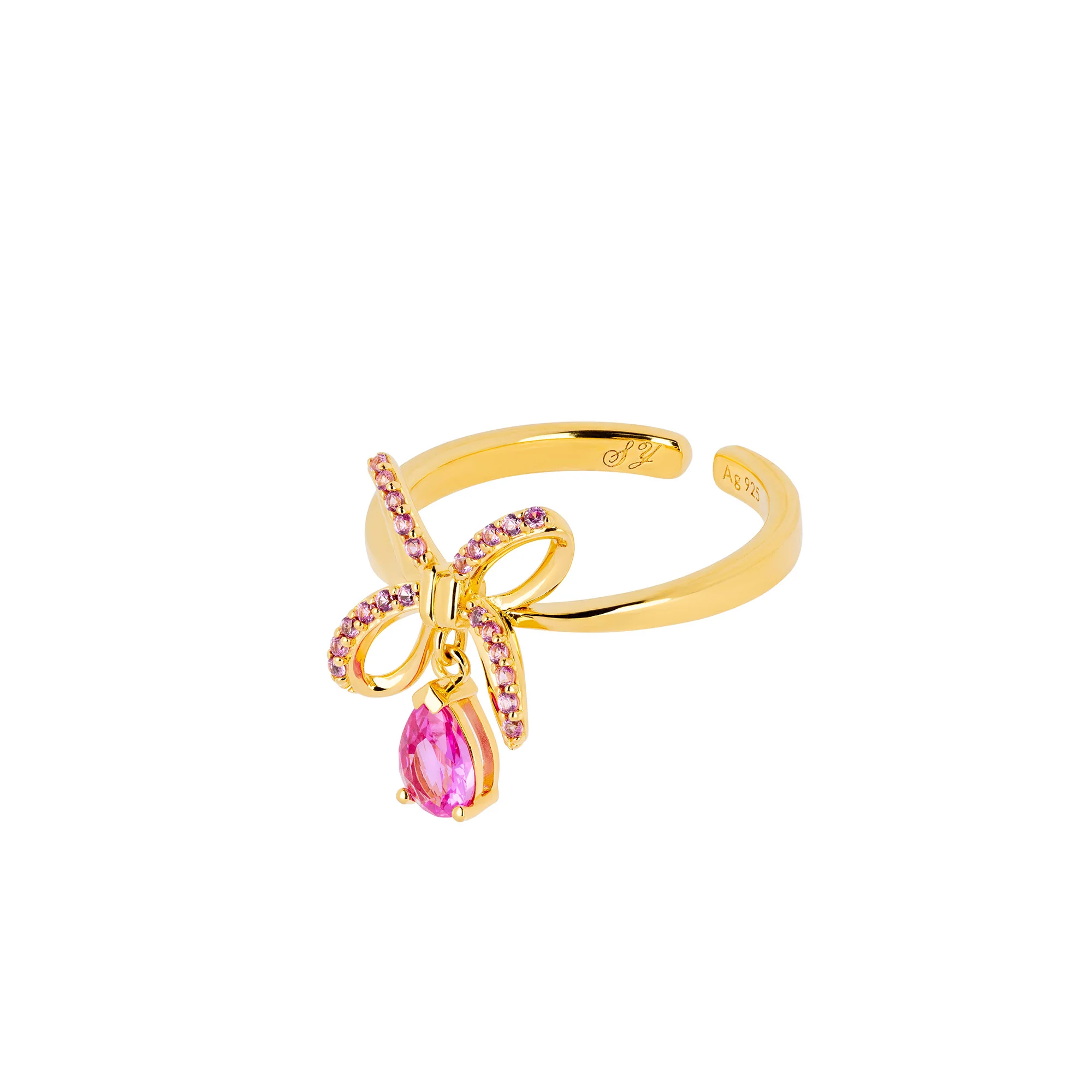 Blissful Knot Ring Gold - Image 3
