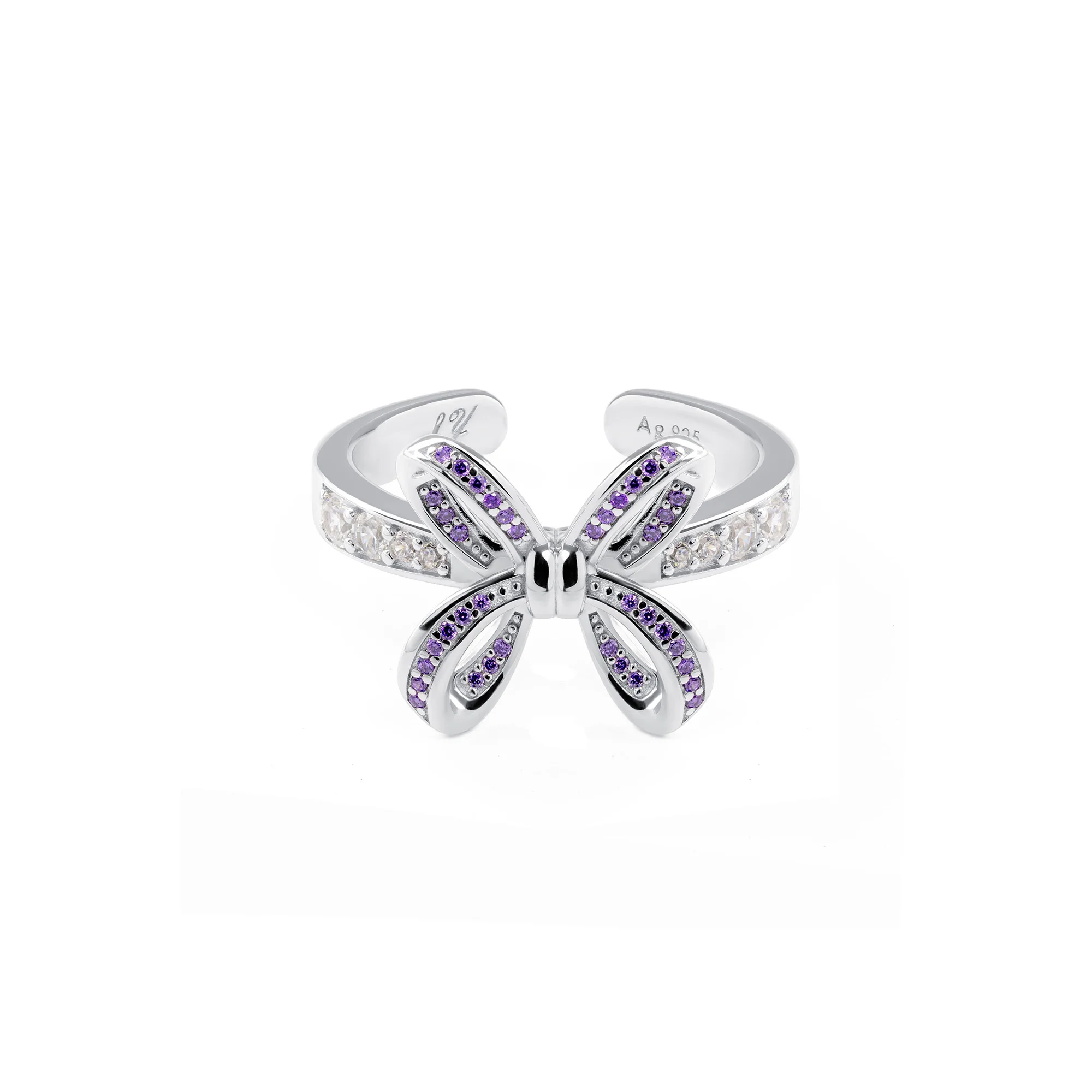 Blissful Knot Ring Silver