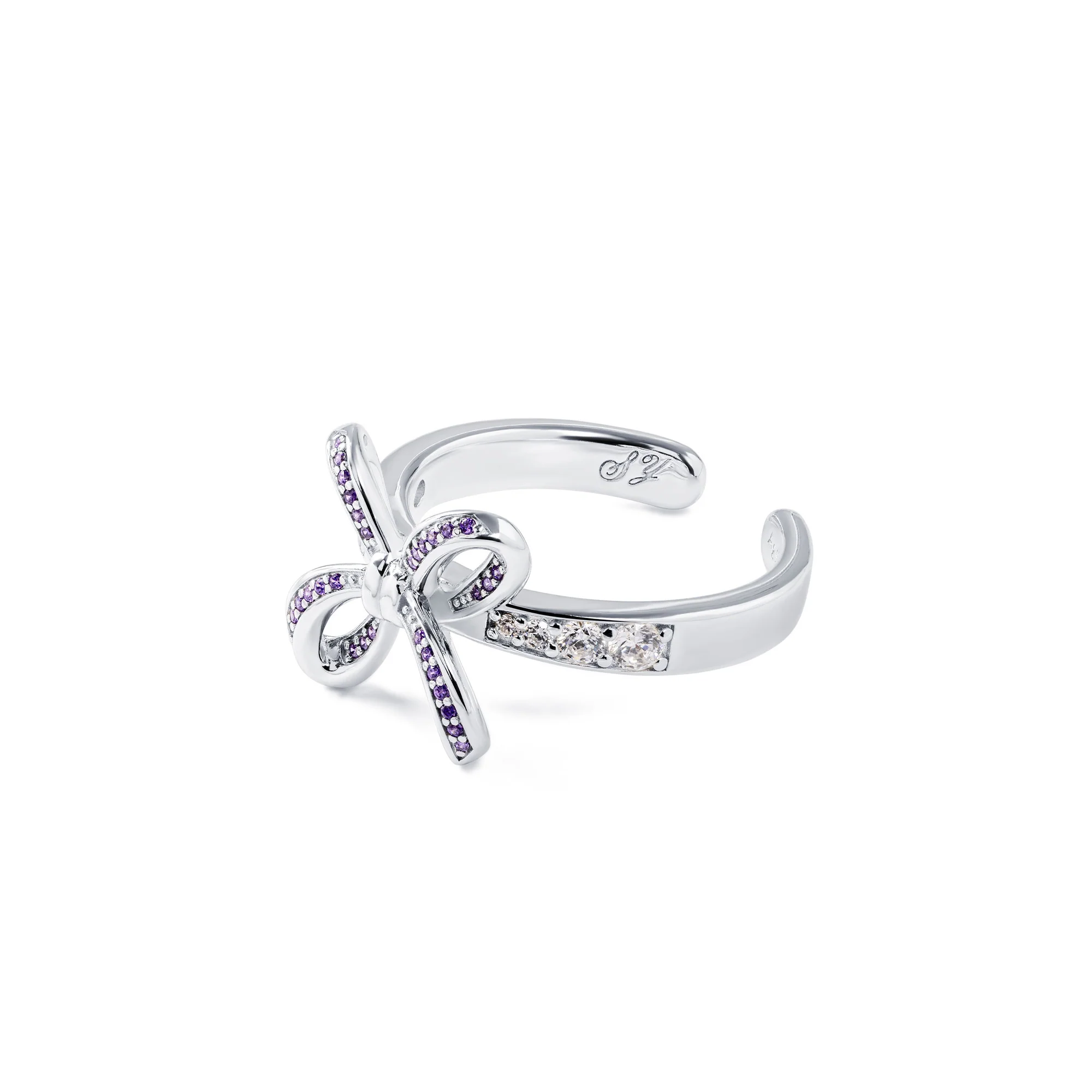 Blissful Knot Ring Silver - Image 2