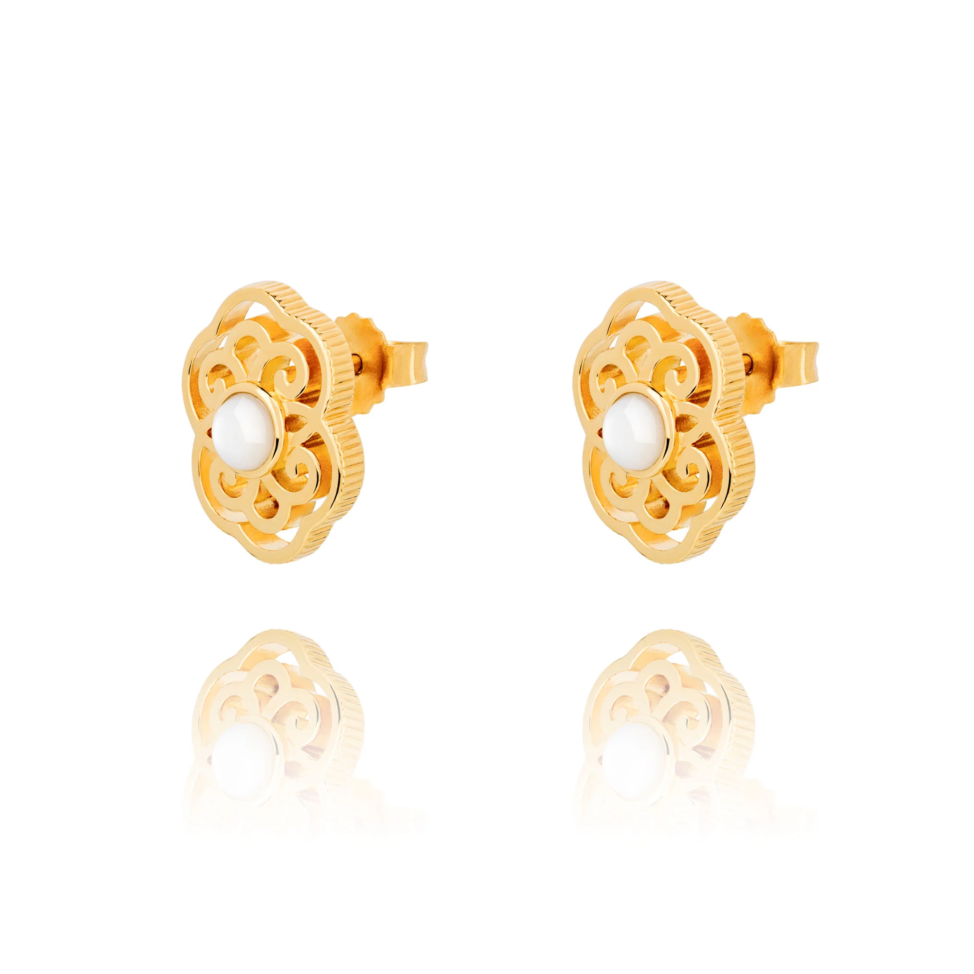 Blissful Ruyi Stud Earrings - Image 3