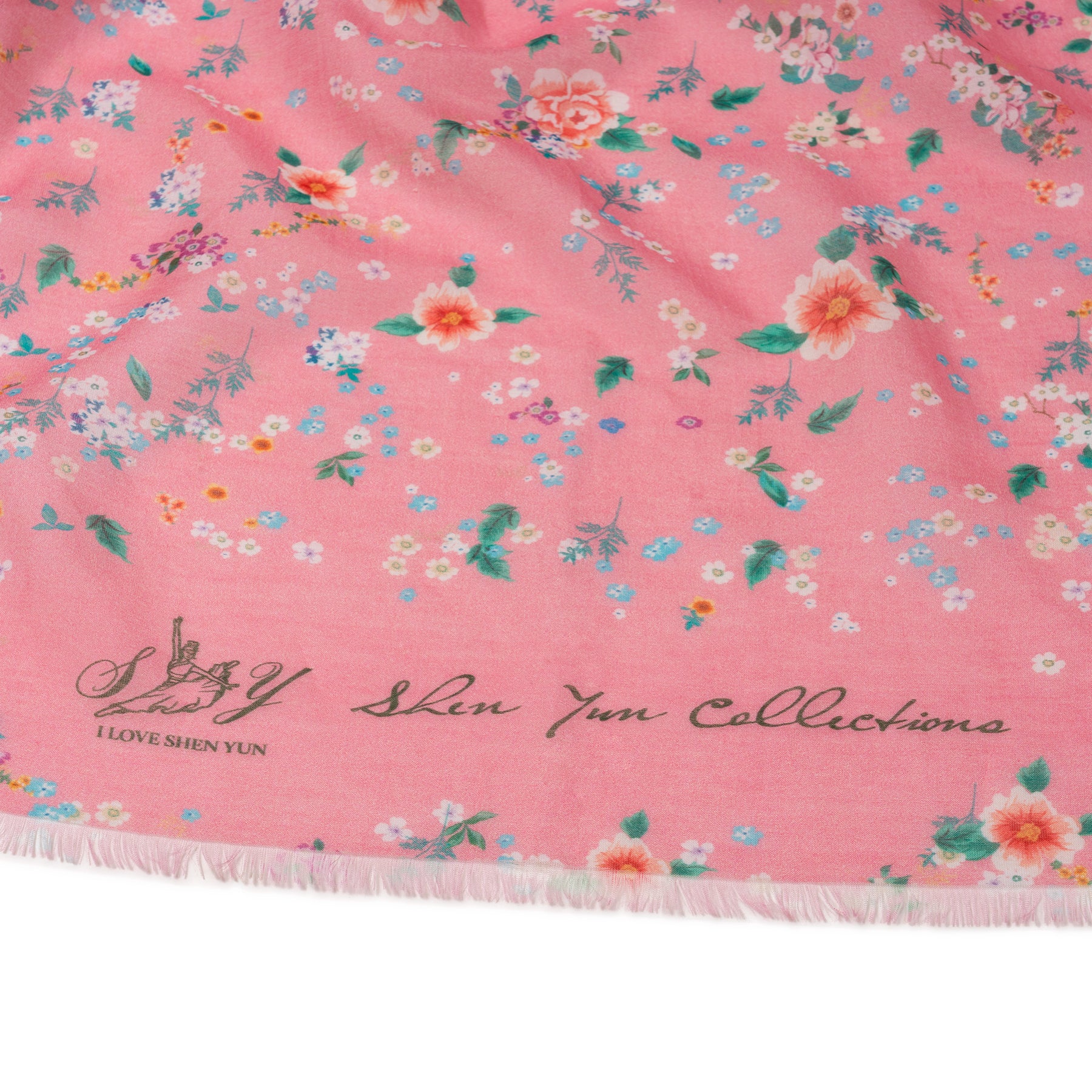 Celestial Flowers Long Scarf - Pink - Image 3