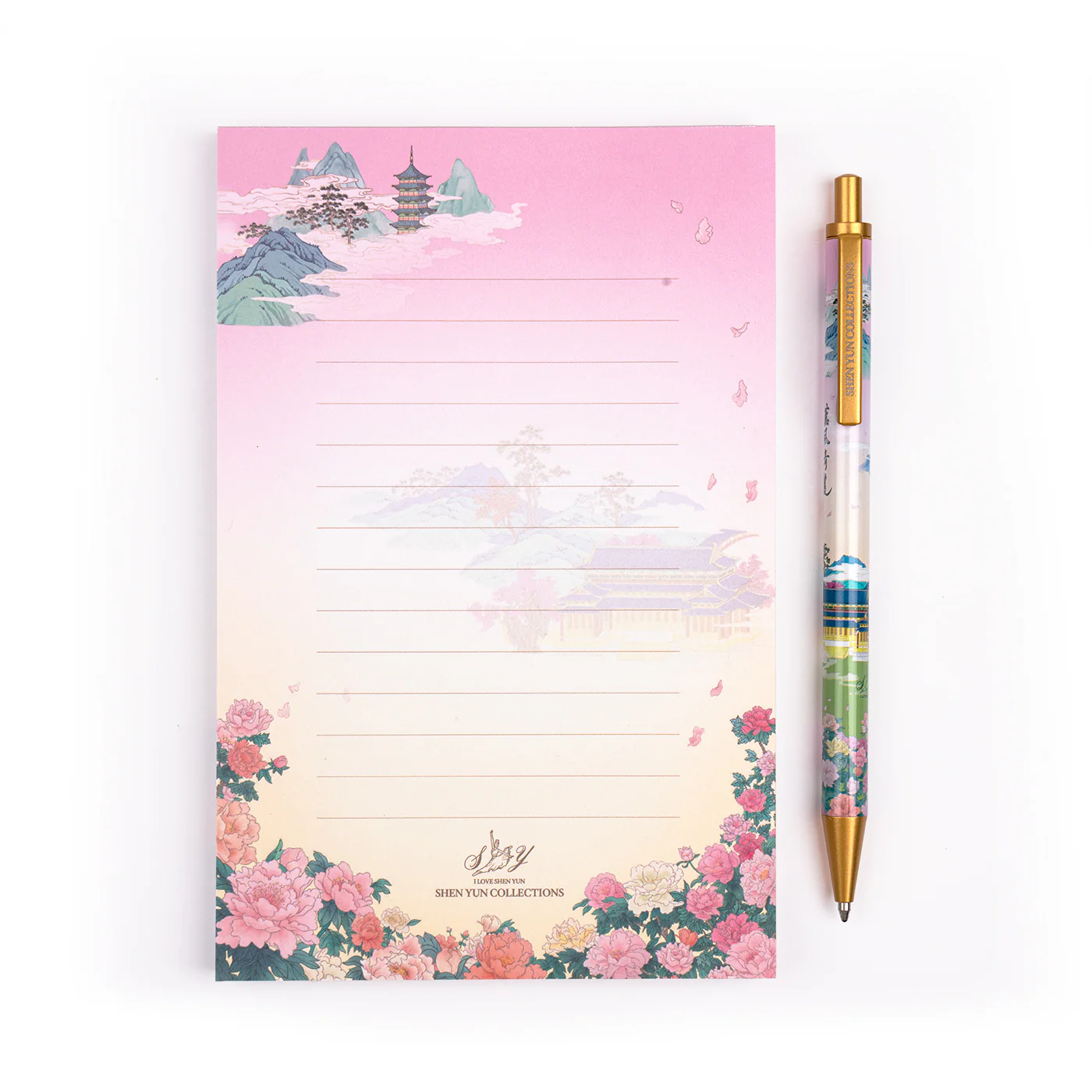 Delicate Beauty of Han Notepad and Pen Set - Image 3