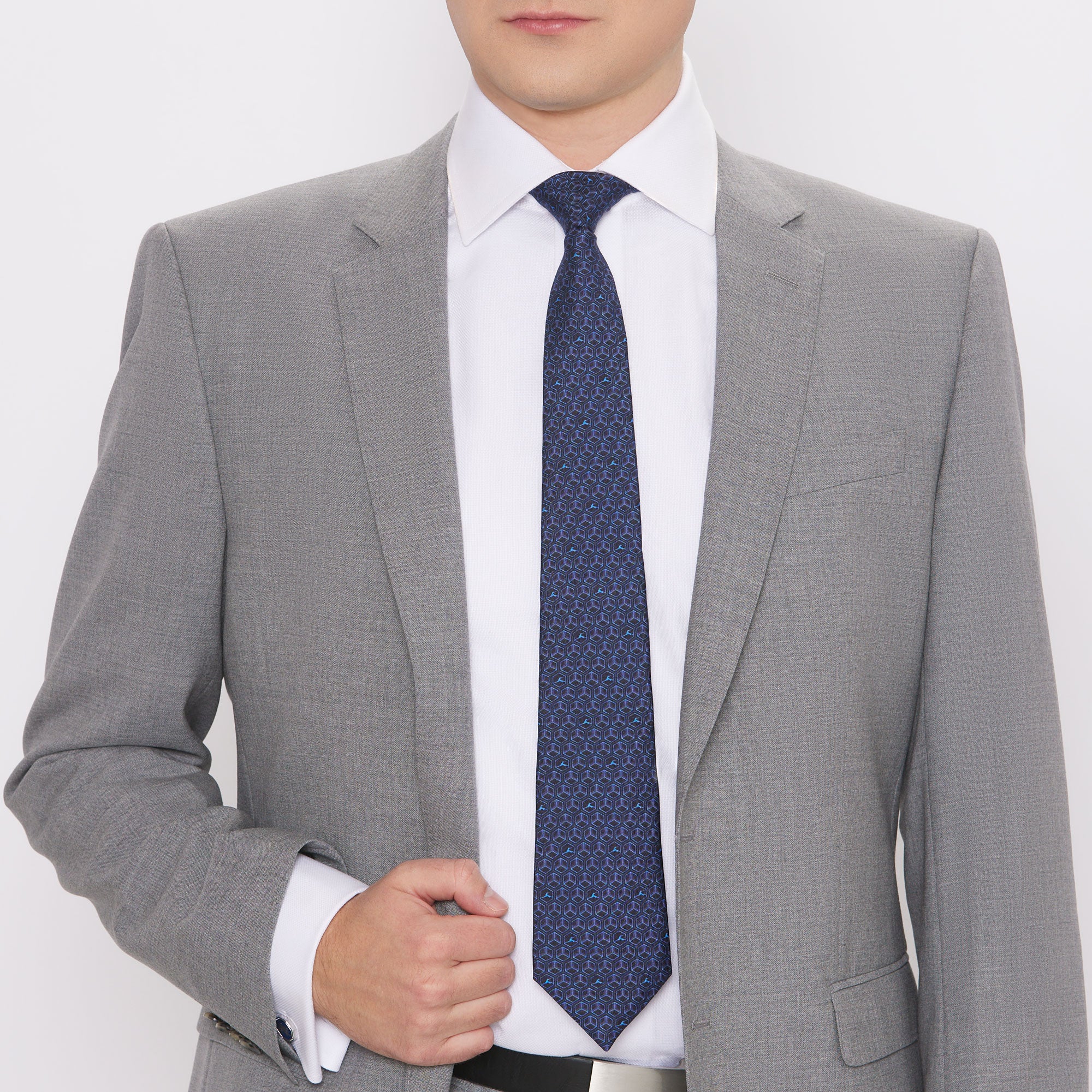 Devotion Tie - Dark Blue - Image 5