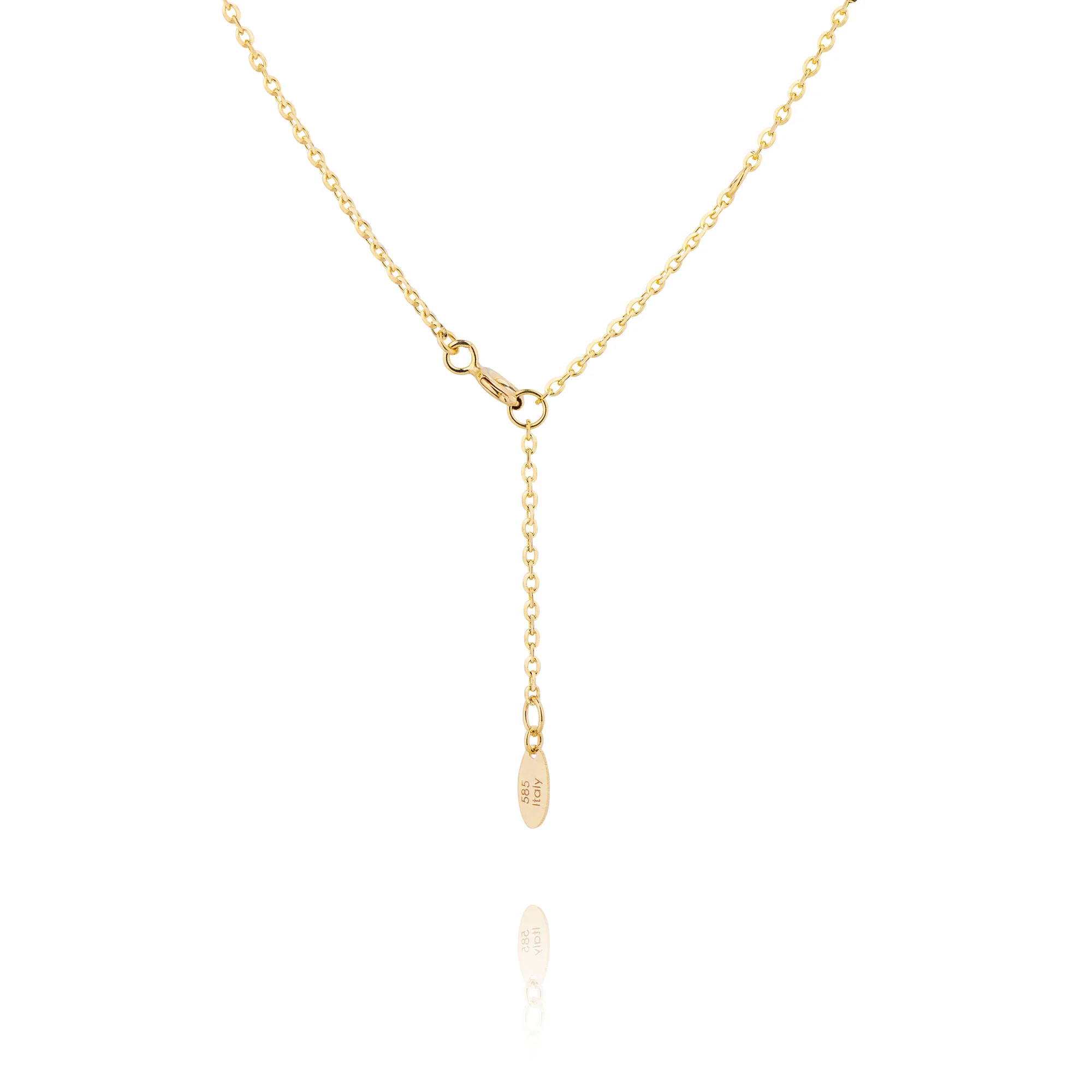 Diamond Cut Cable Chain 14kt Yellow Gold - Image 2