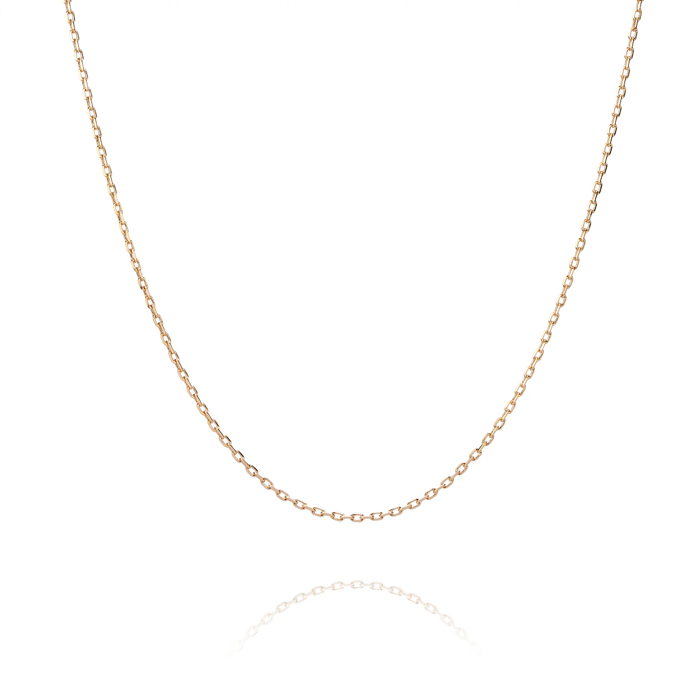Diamond Cut Chain for Brooch Gold