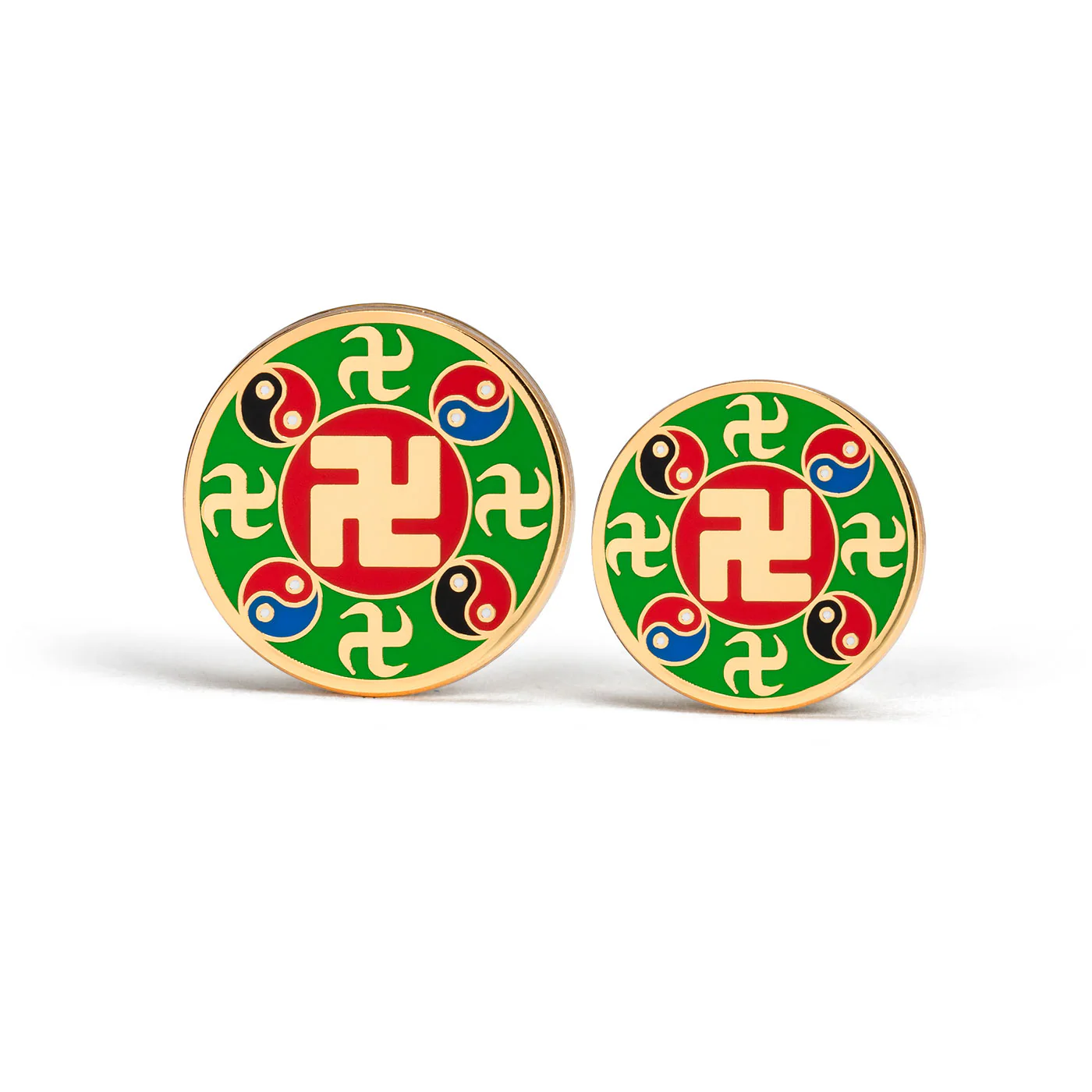 Falun Pin - Green - Image 5
