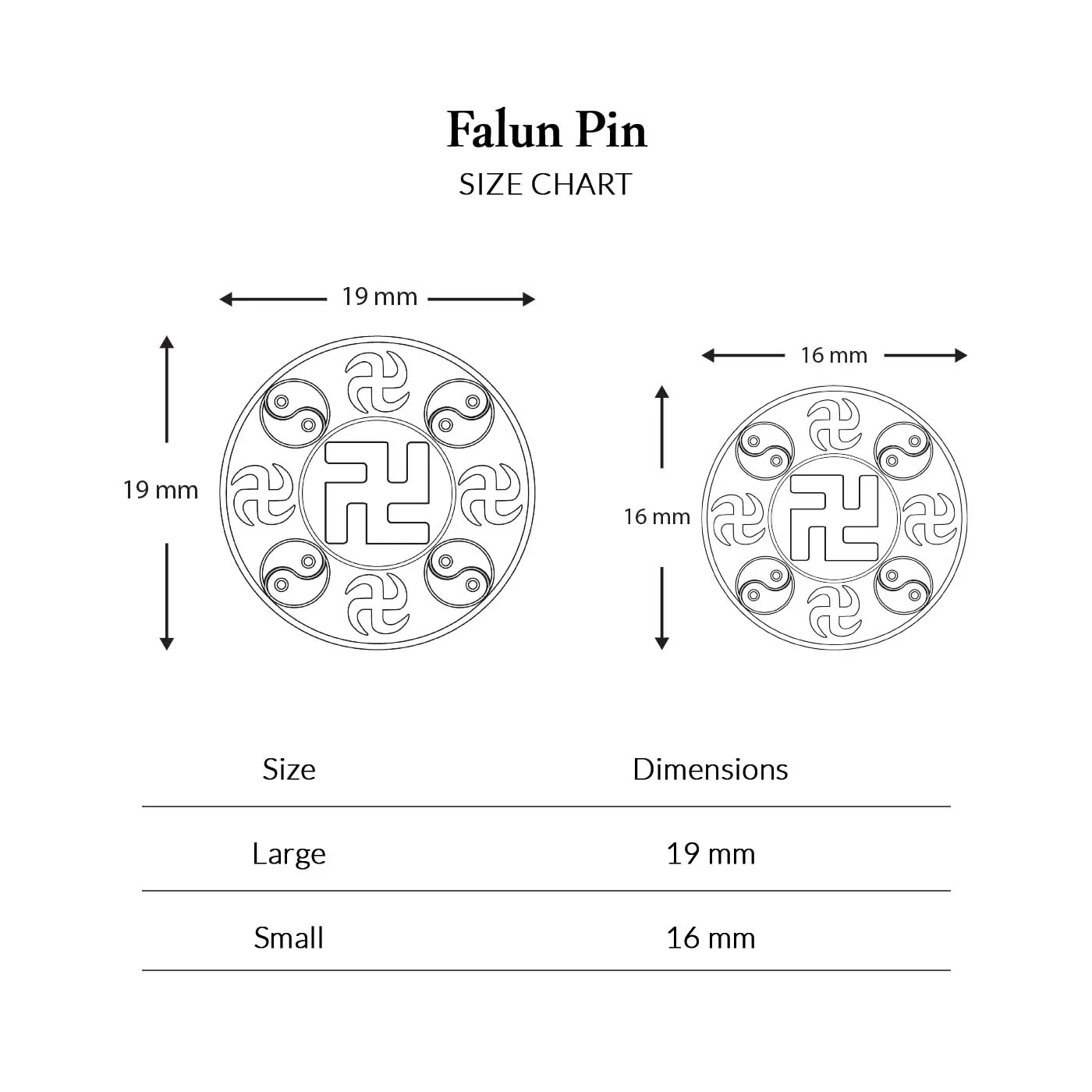 Falun Pin - Green - Image 7