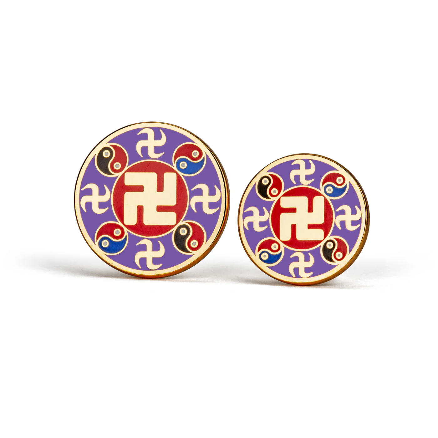 Falun Pin - Purple - Image 5