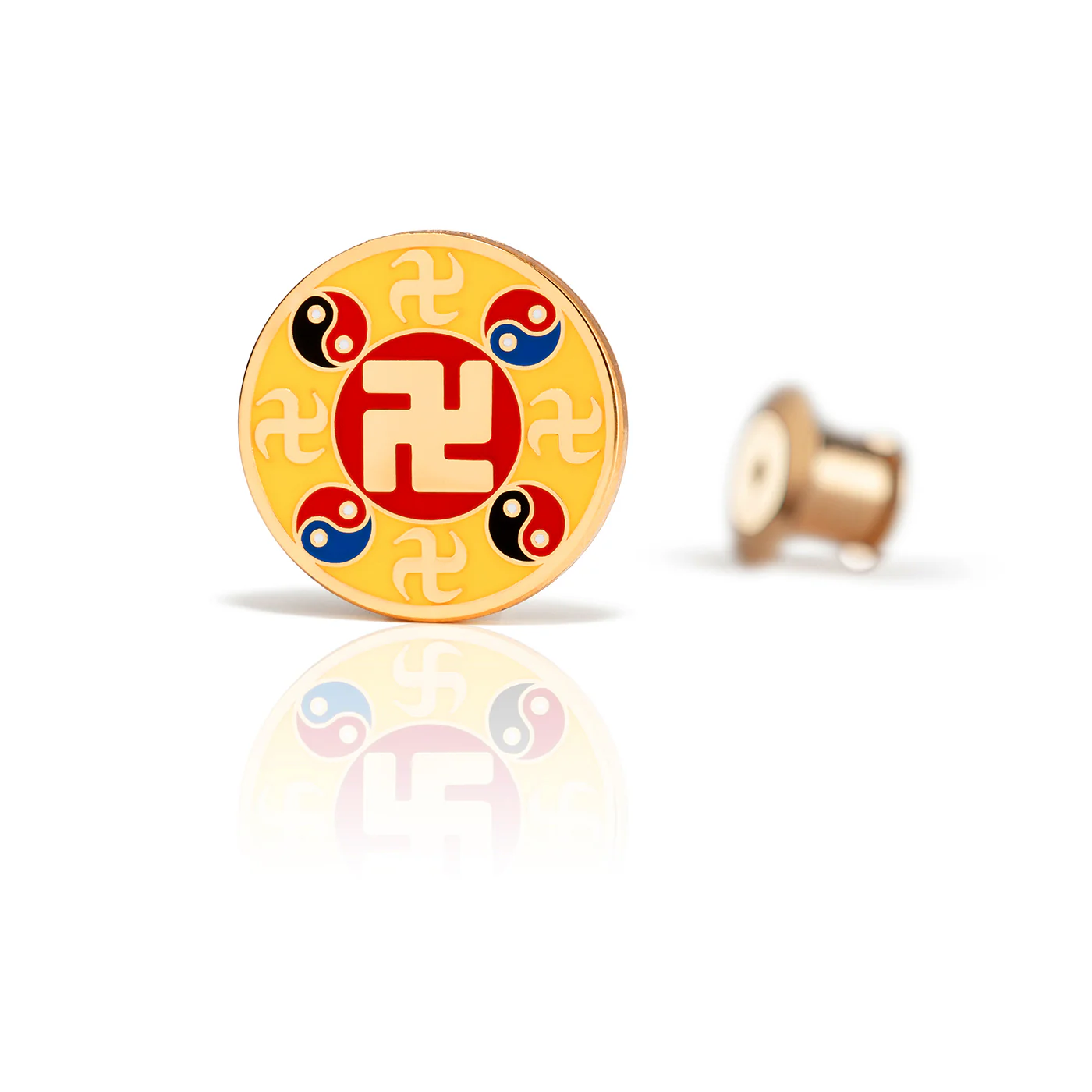 Falun Pin - Yellow - Image 3