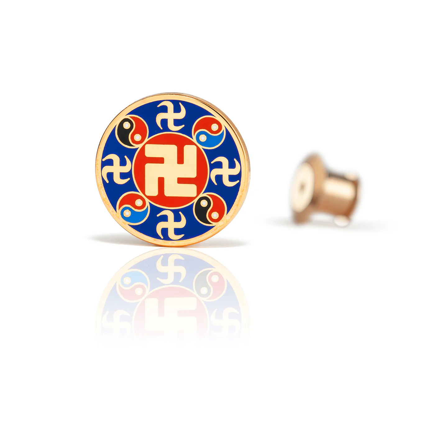 Falun Pin - Indigo Blue - Image 3