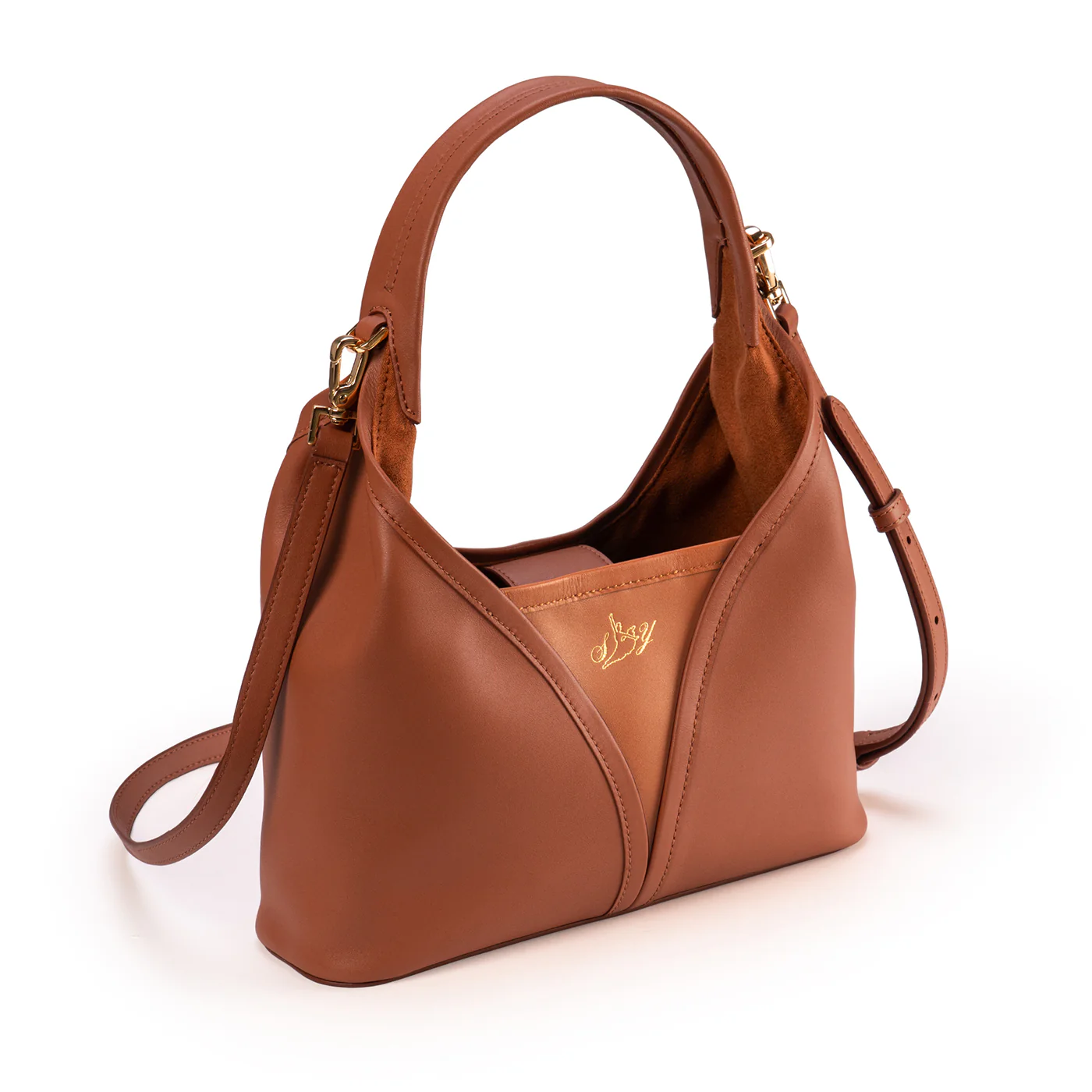 Hanfu Crossbody Bag - Brown - Image 2