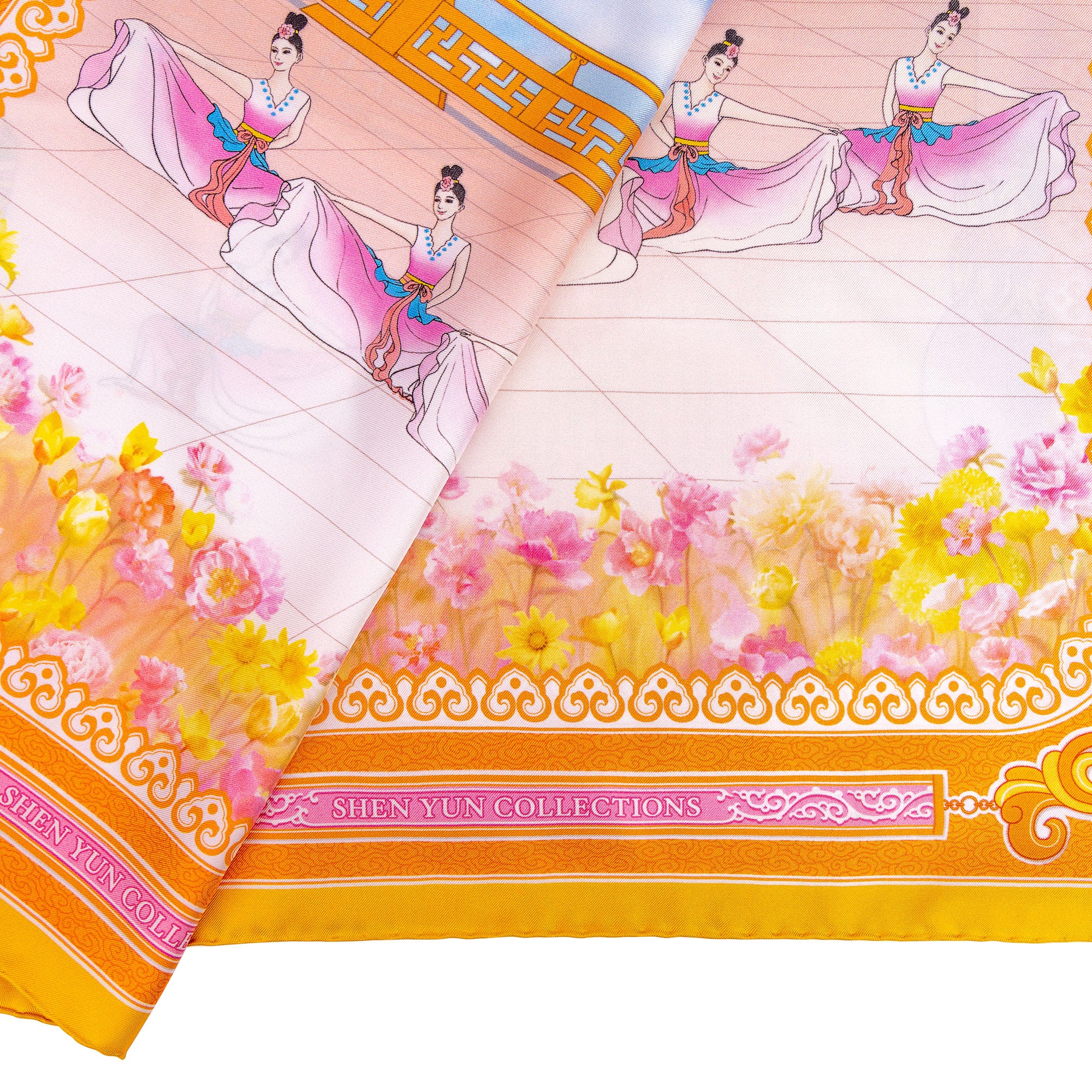 Heavenly Scene Silk Scarf - Image 4