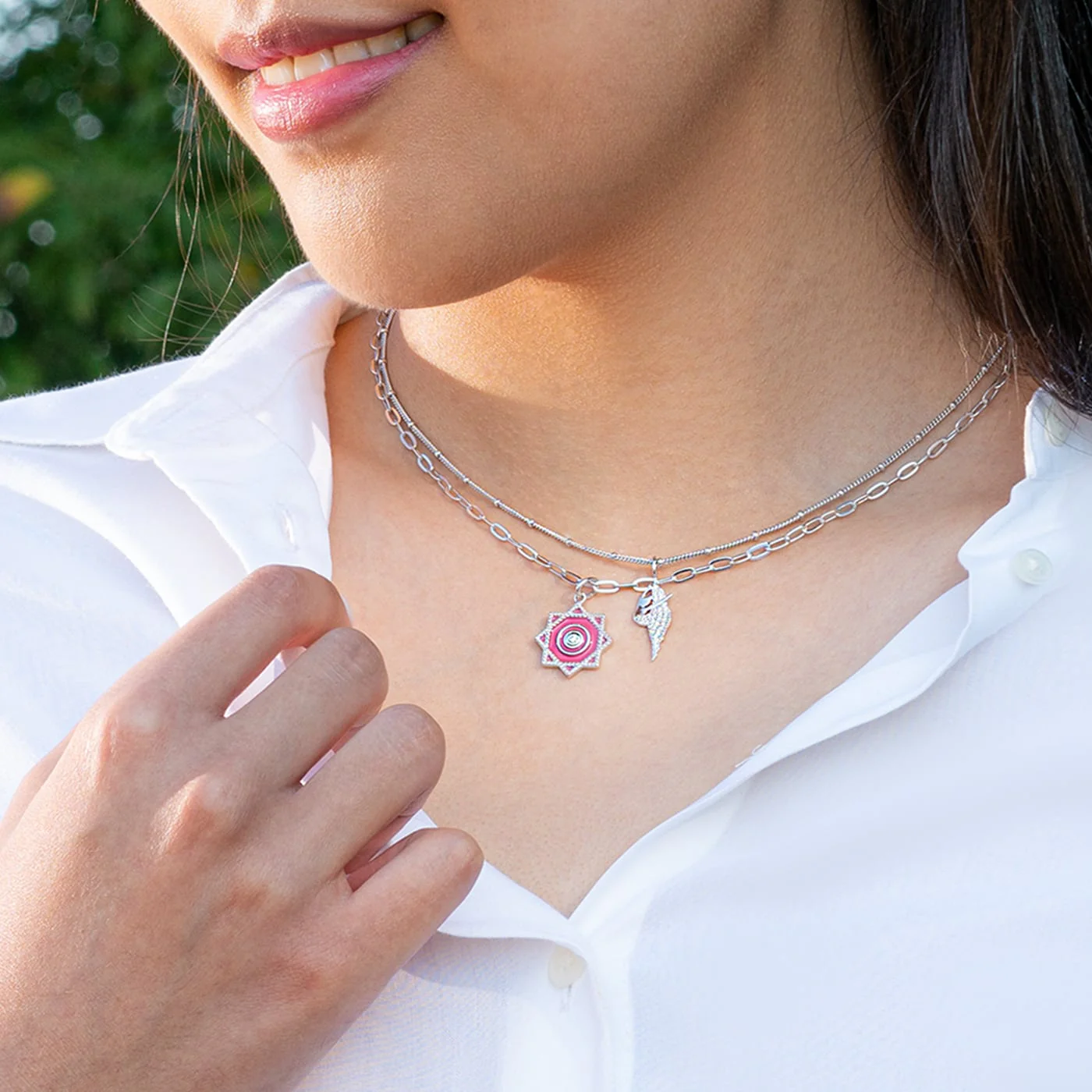 Joyous Dancer Charm - Silver - Image 3