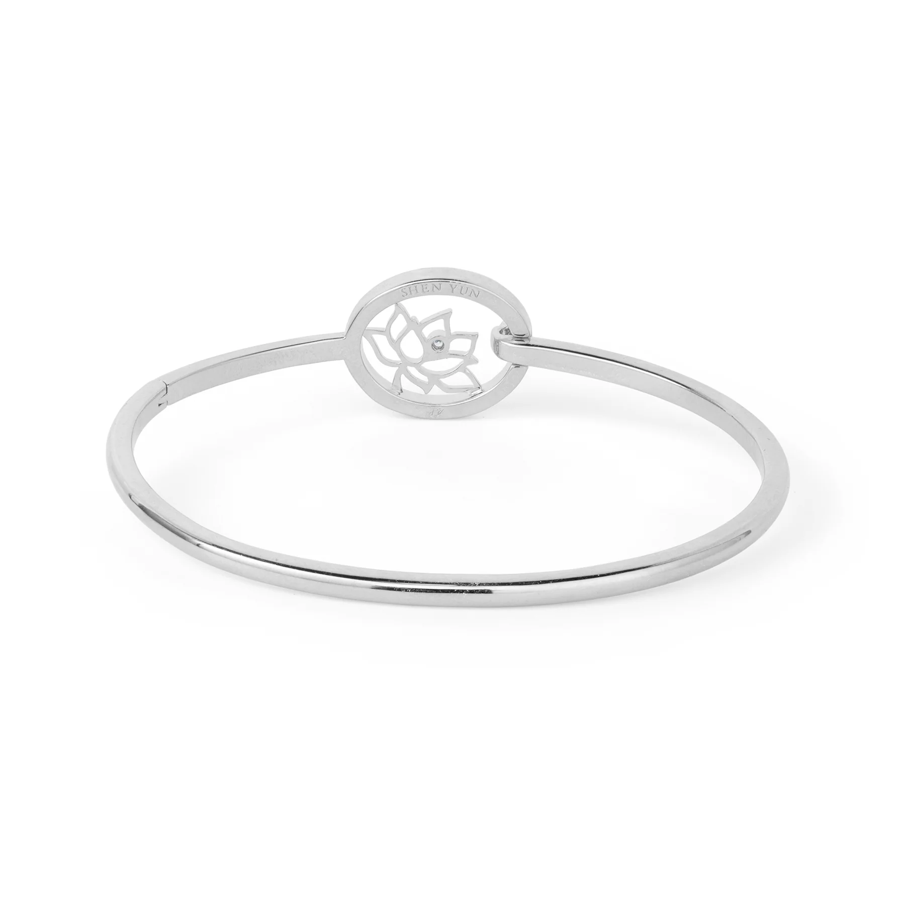 Lotus Fairies Bangle Silver - Image 3