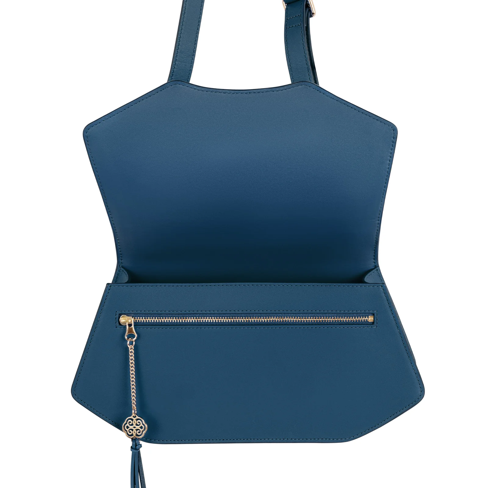 Manchurian Elegance Crossbody Bag Navy - Image 5