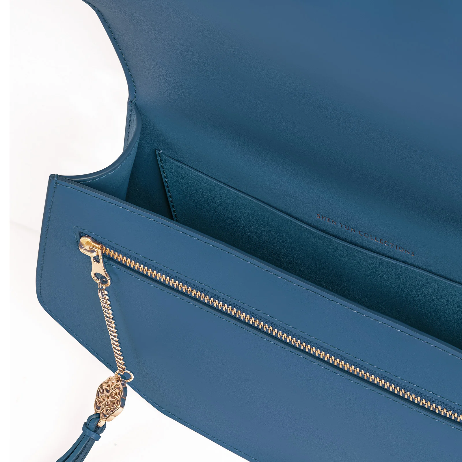 Manchurian Elegance Crossbody Bag Navy - Image 6