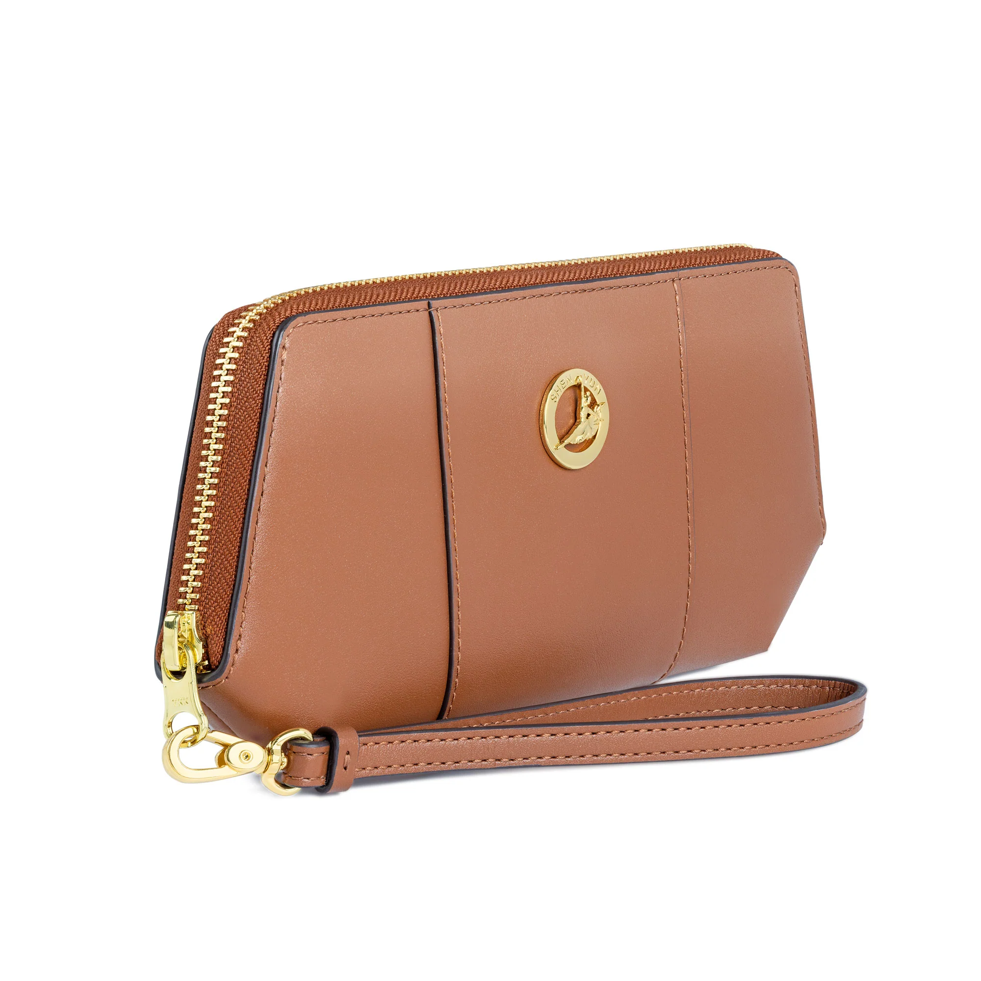 Manchurian Elegance Wristlet - Brown - Image 3