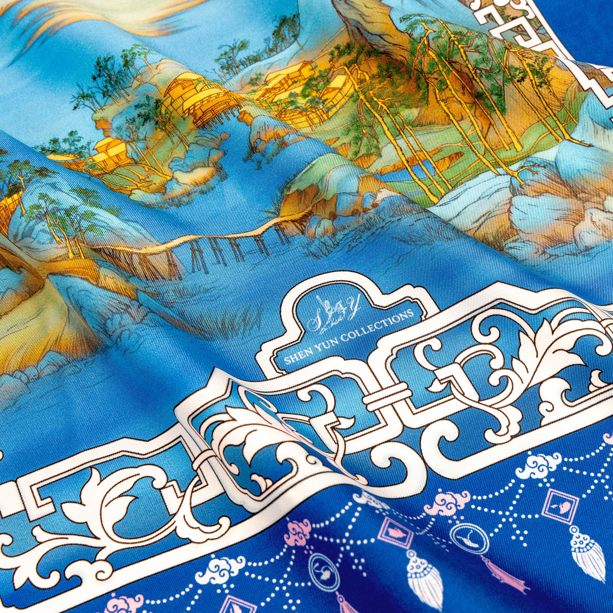 Moon Goddess Long Silk Scarf - Image 4