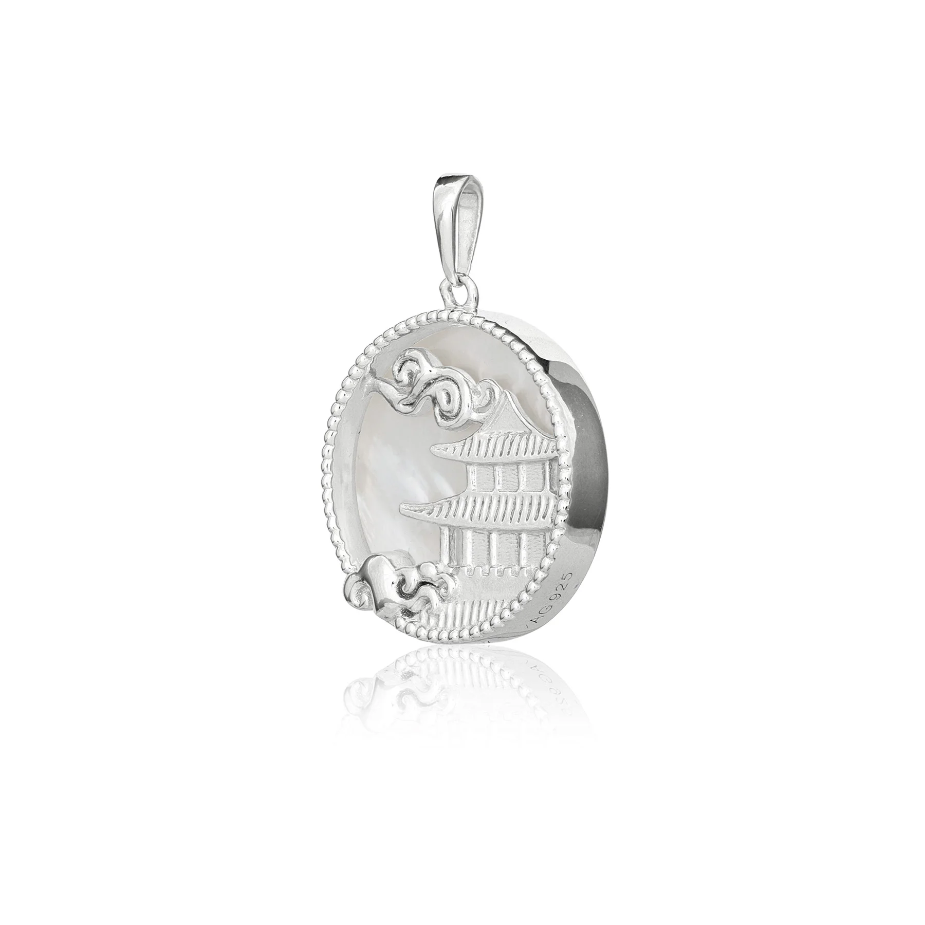 Mystical Moon Palace Charm Silver 18mm - Image 2