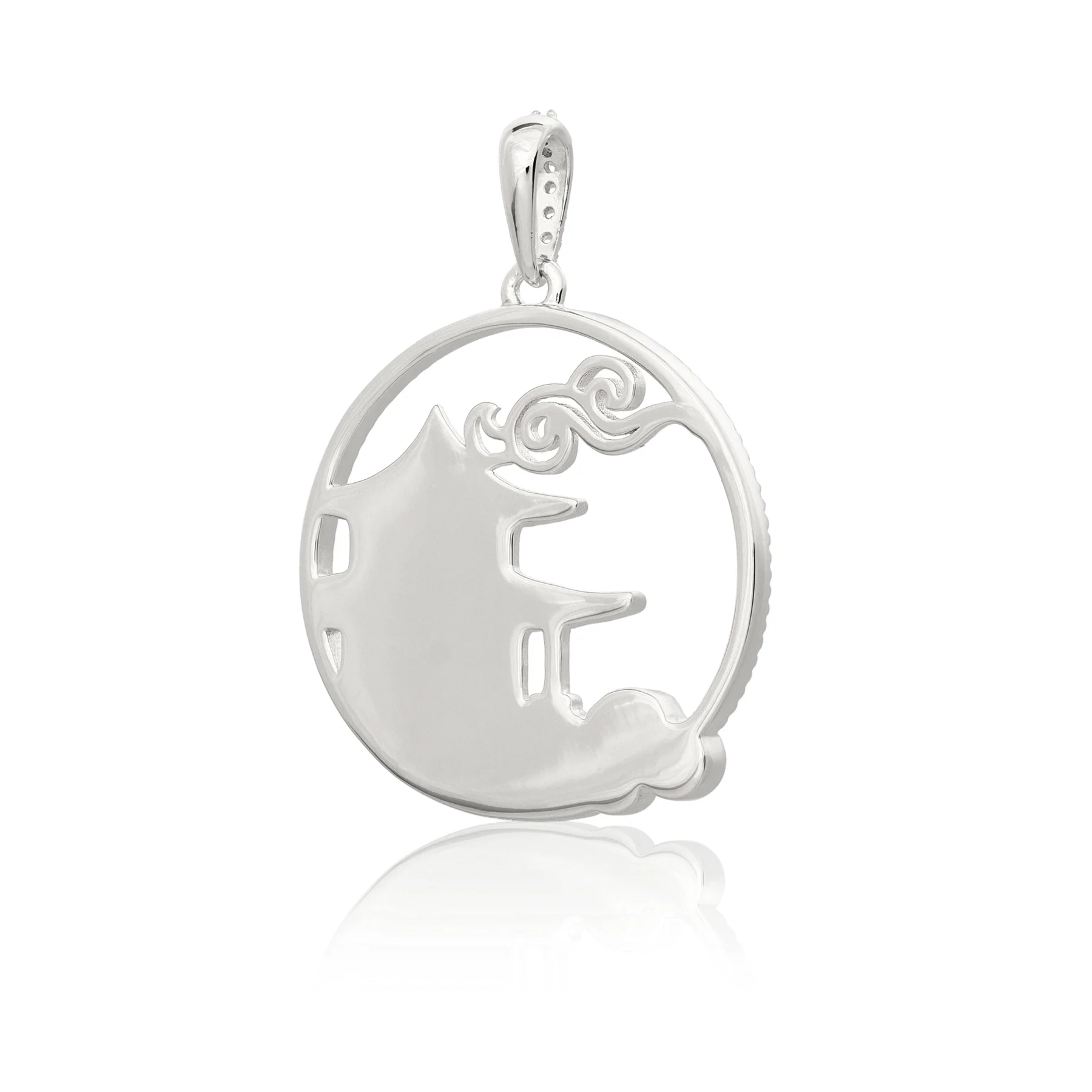 Mystical Moon Palace Charm Silver 23mm - Image 3