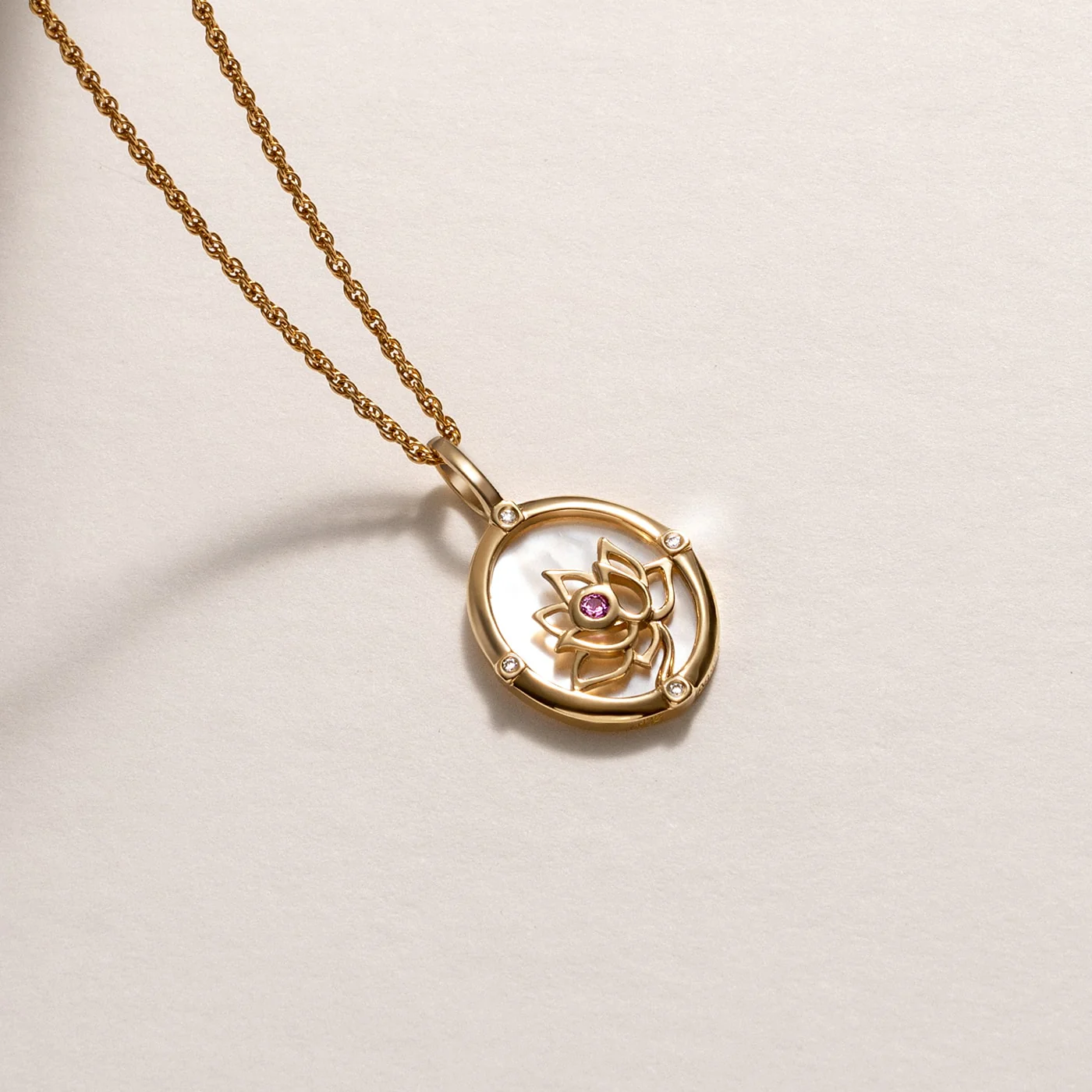 Noble Lotus Charm - Gold - Image 3