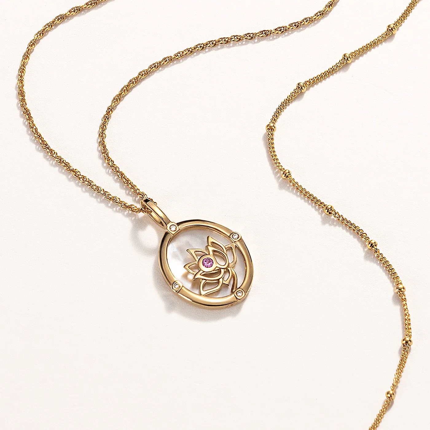 Noble Lotus Charm - Gold - Image 4