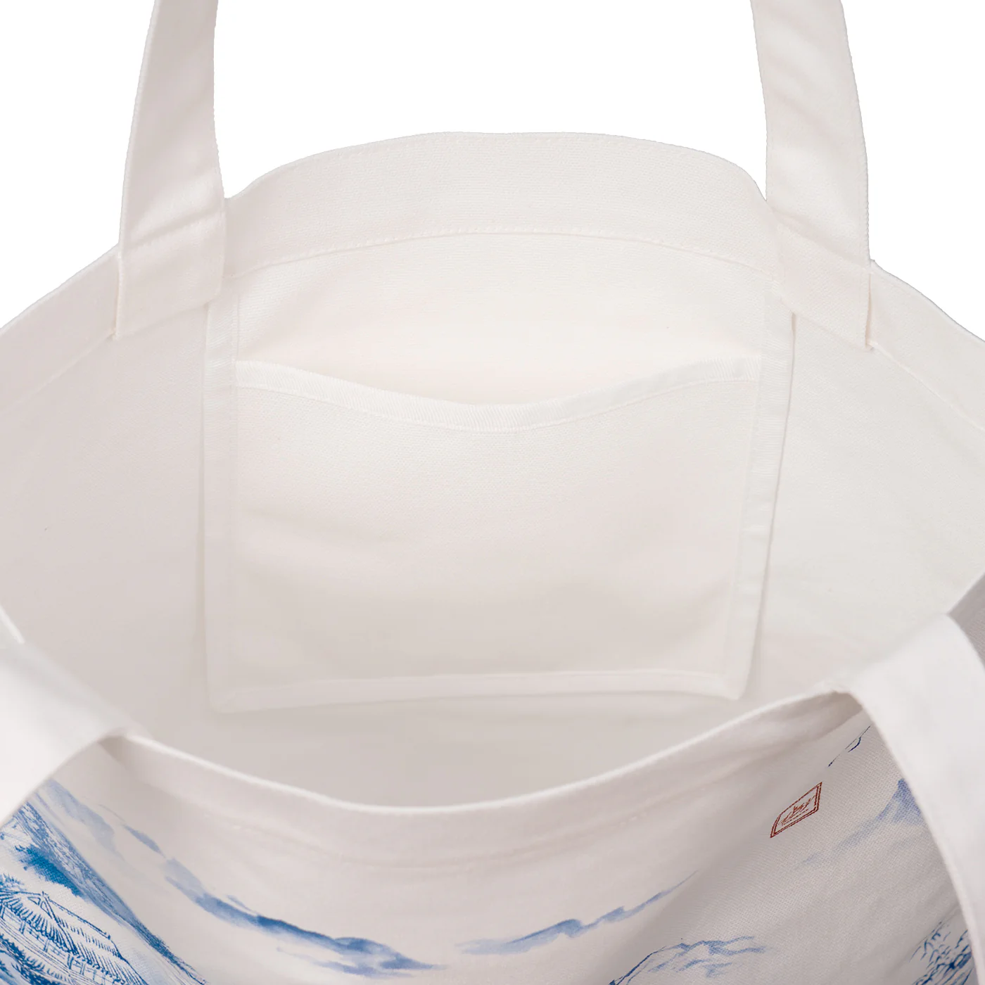Poets of the Orchid Pavilion Canvas Bag Large - Image 3