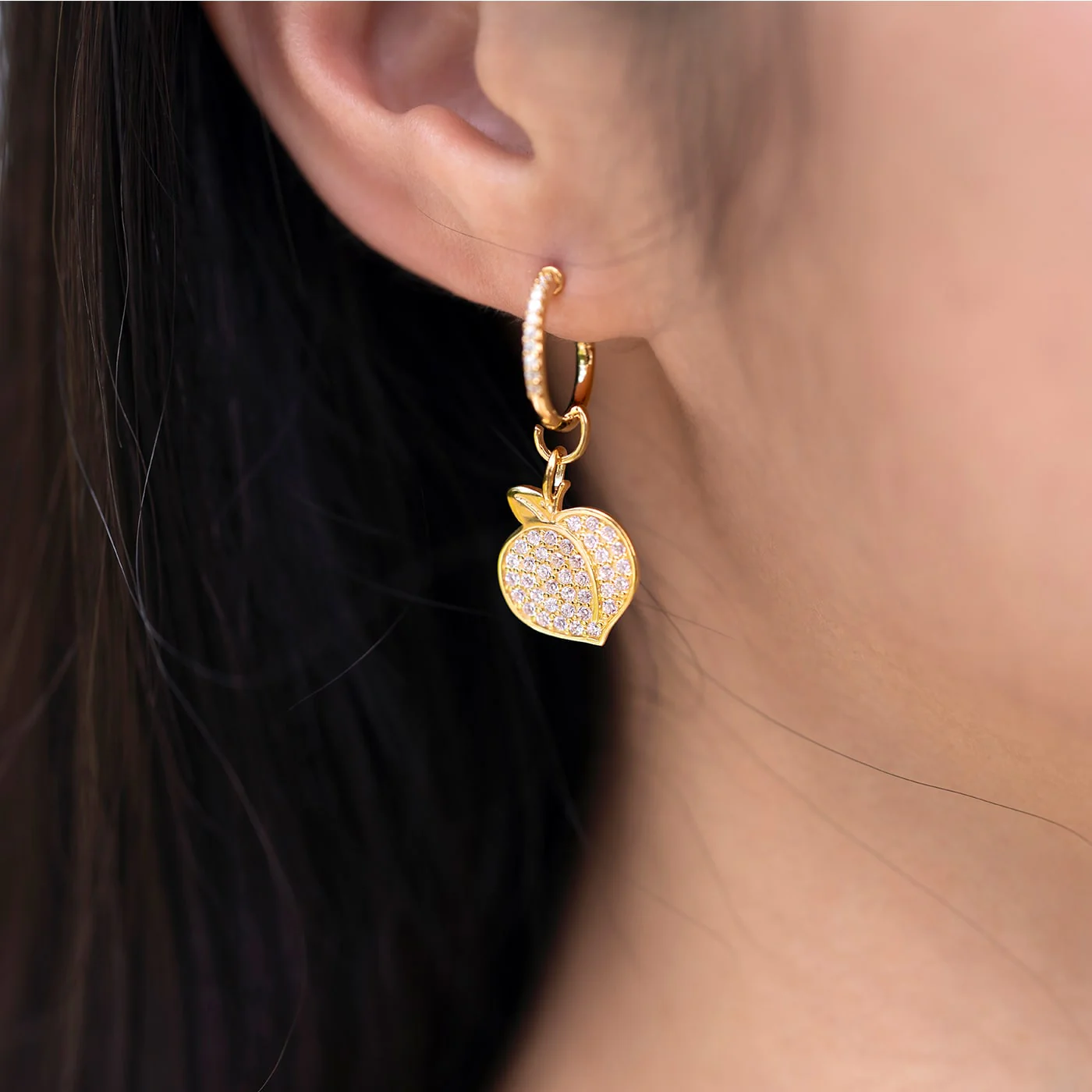 Peach of Immortality Charm - Gold - Image 3