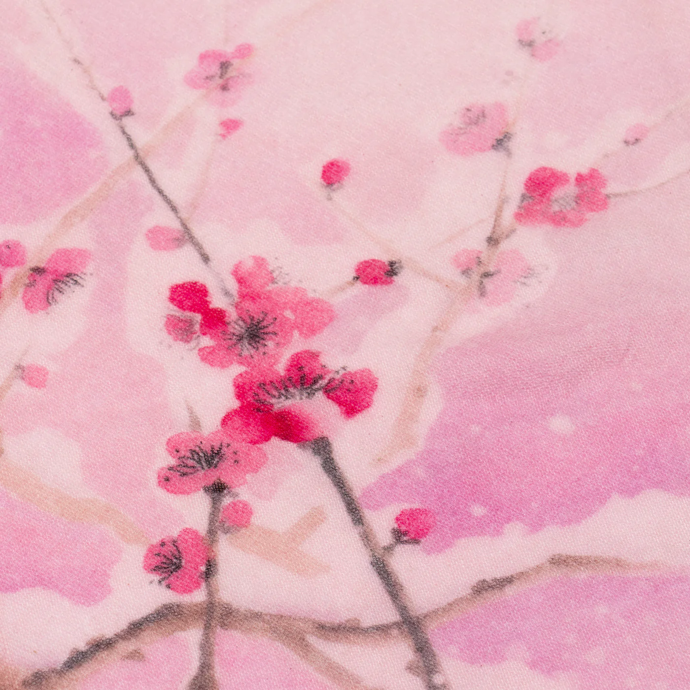 Plum Blossom 100% Cashmere Scarf - Pink - Image 3