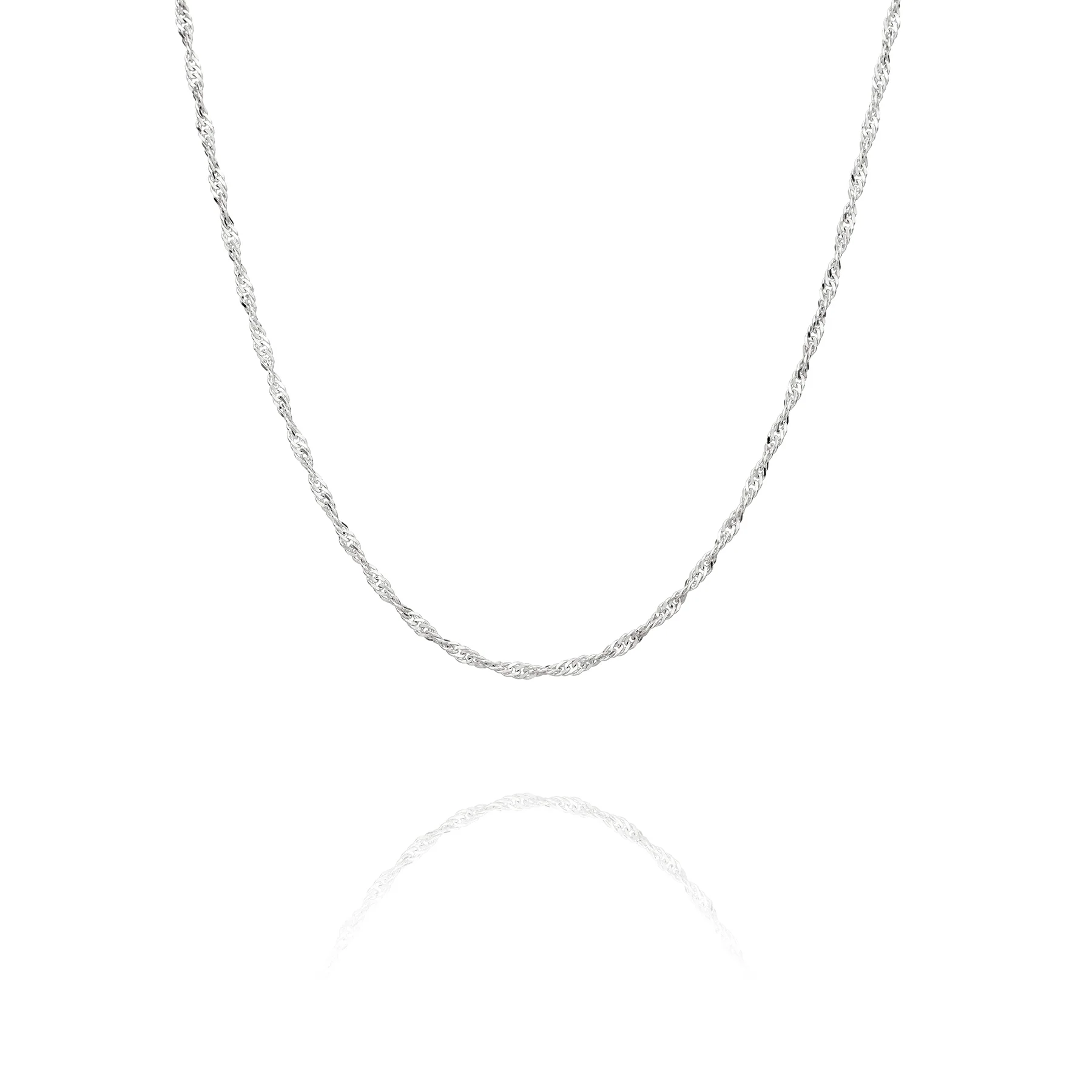Singapore Chain Silver 18"