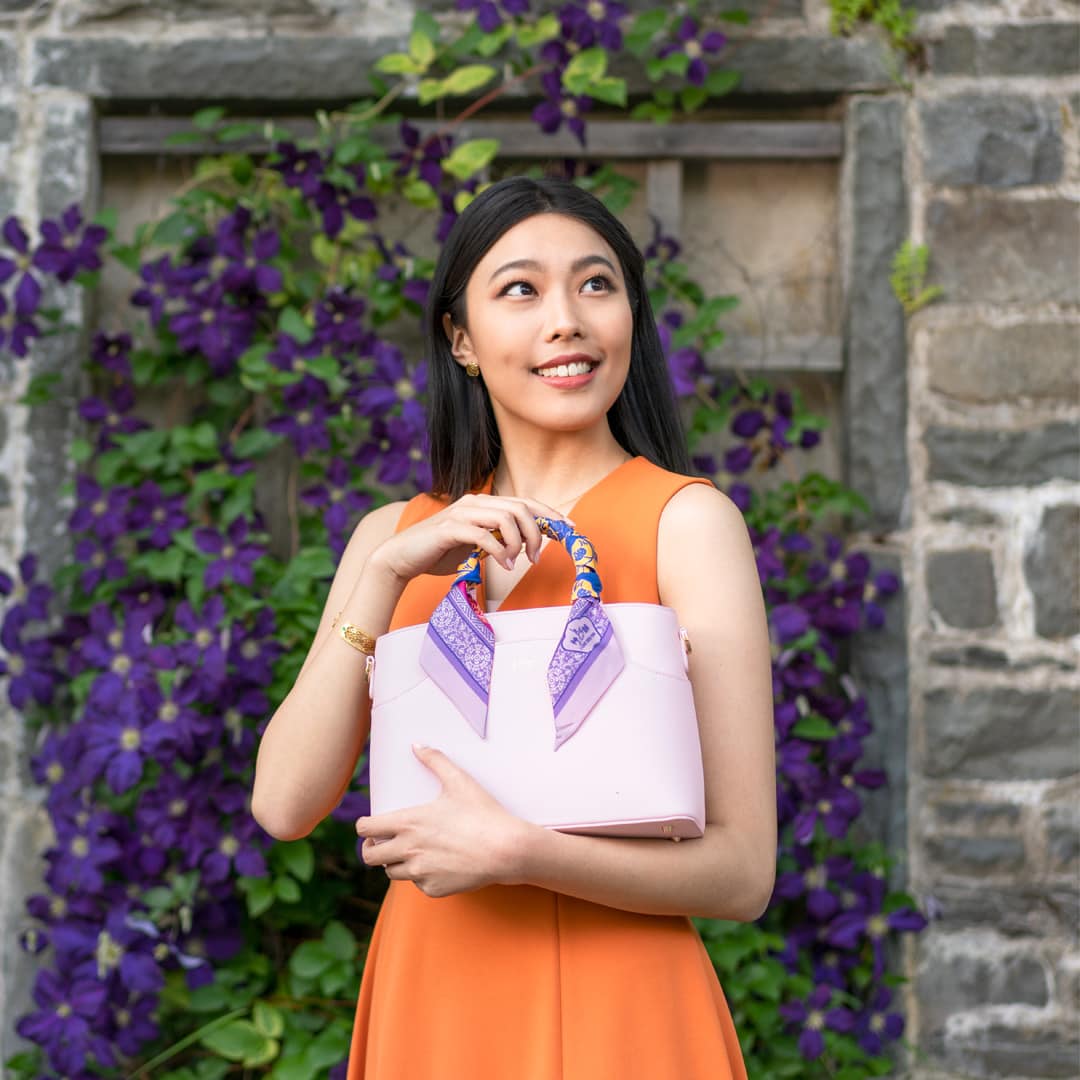 Tang Dynasty Grace Crossbody - Blush Pink - Image 5