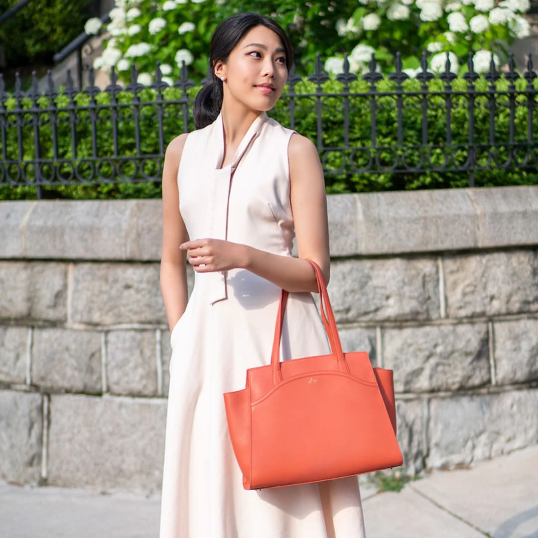 Tang Dynasty Grace Tote - Canyon Orange - Image 6