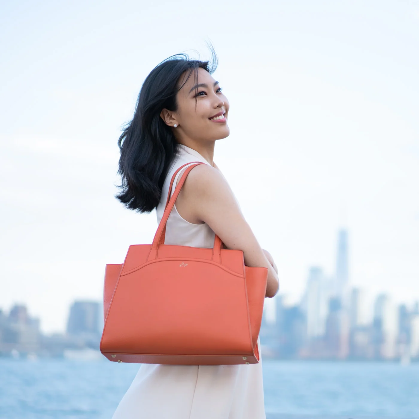 Tang Dynasty Grace Tote - Canyon Orange - Image 7