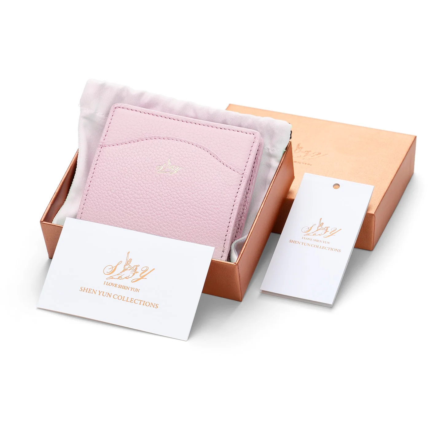 Tang Dynasty Grace Wallet - Blush Pink - Image 4