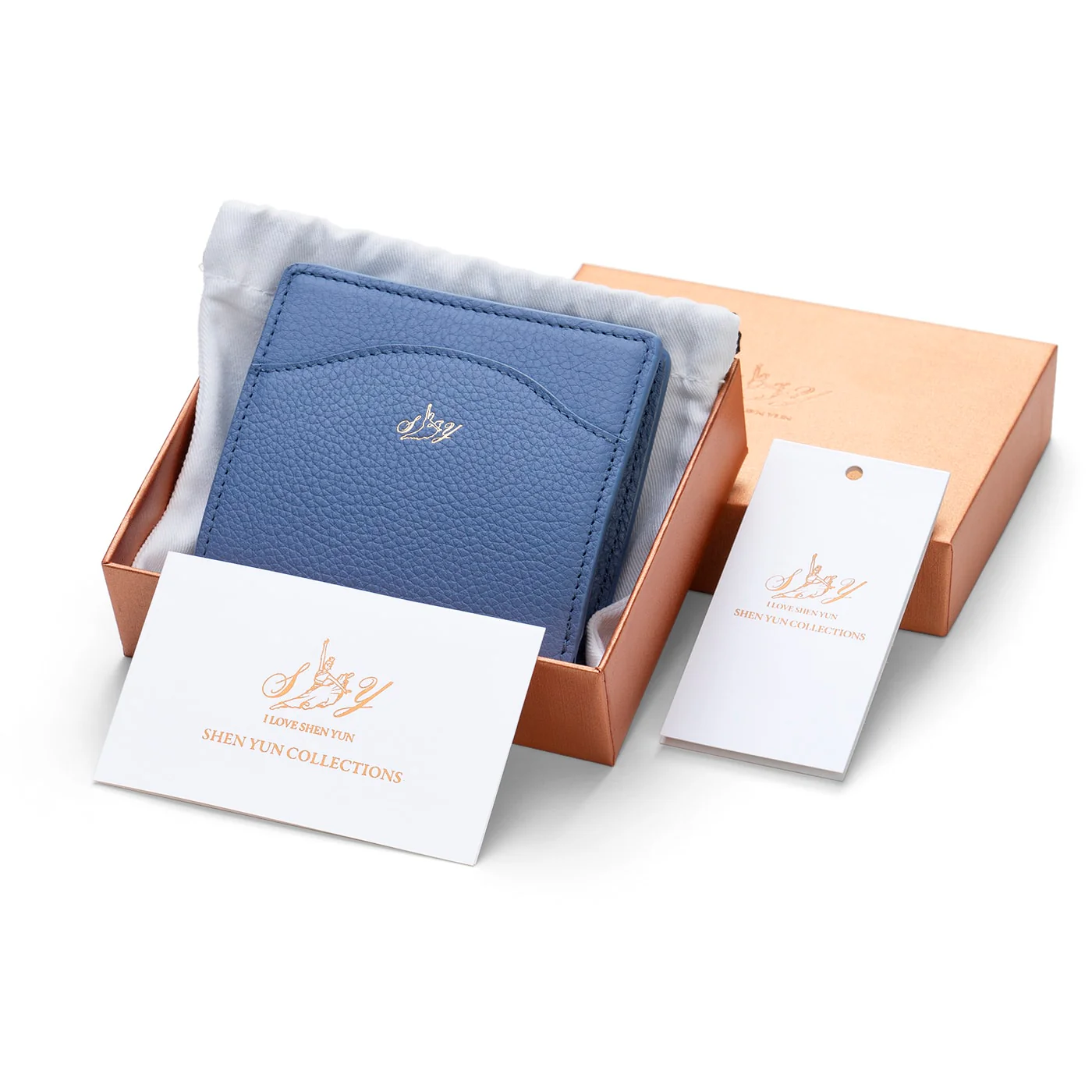 Tang Dynasty Grace Wallet - Cornflower Blue - Image 4