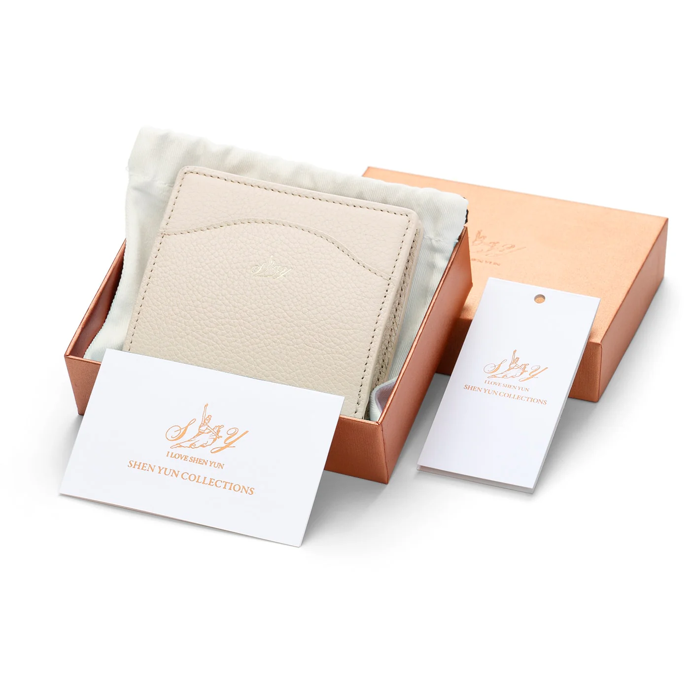 Tang Dynasty Grace Wallet - Parchment Beige - Image 4