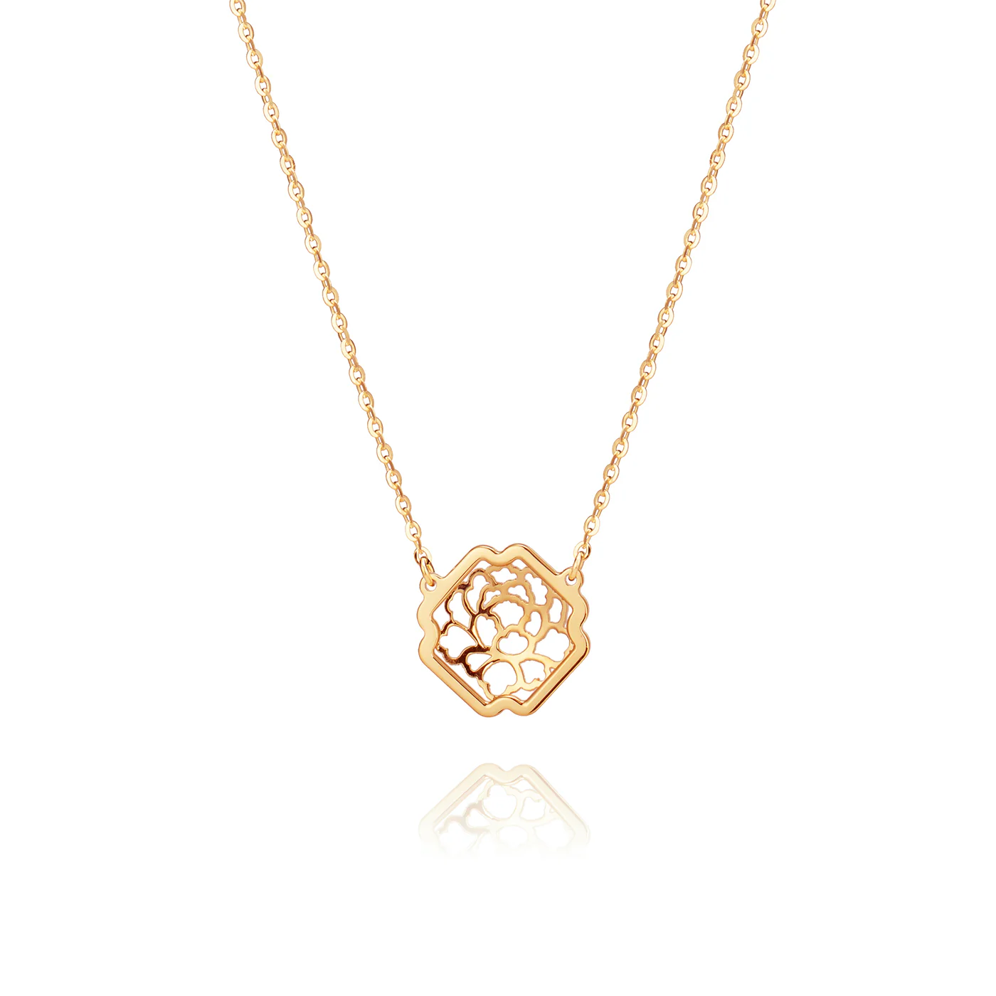 Tang Elegance Necklace 14kt Yellow Gold - Image 3