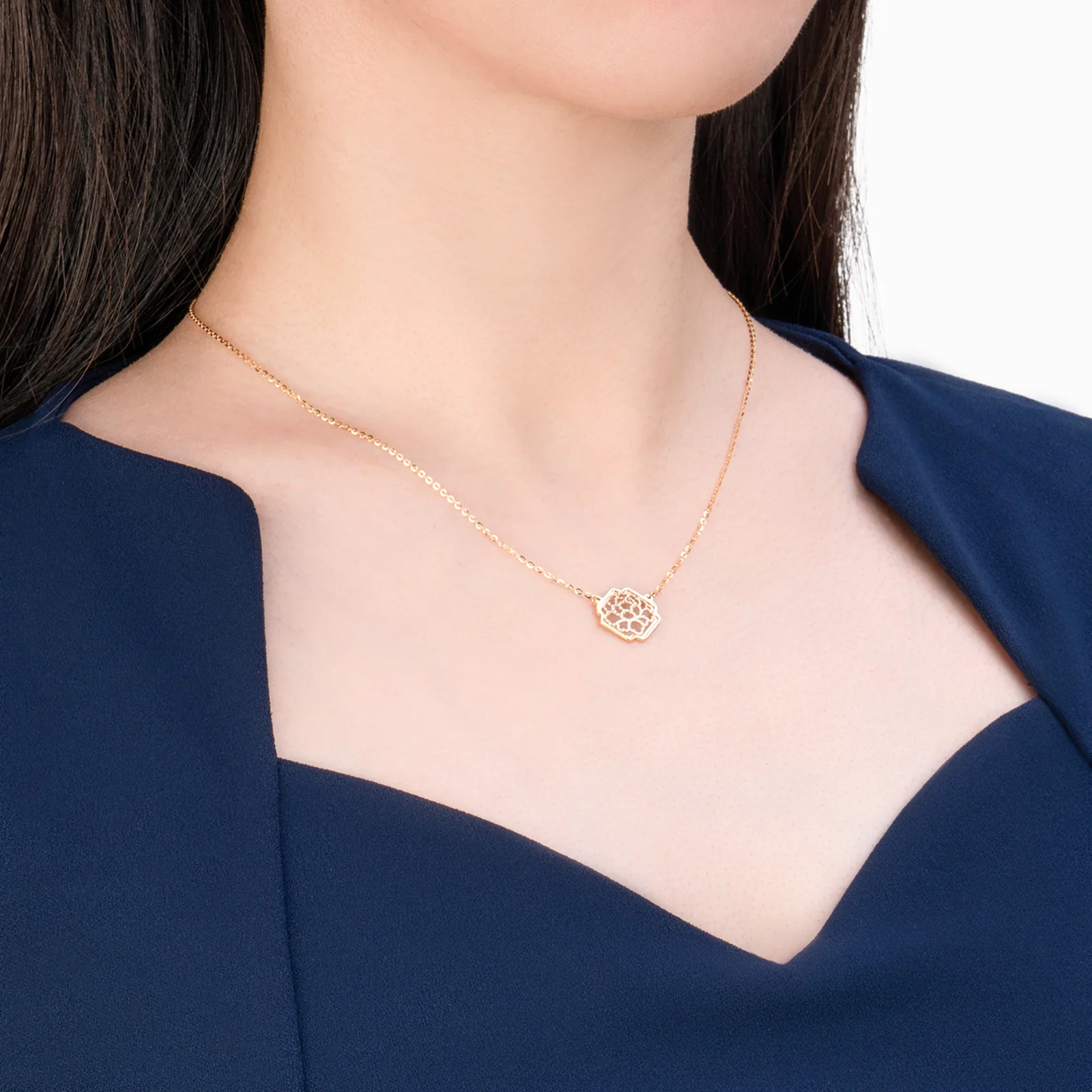 Tang Elegance Necklace 14kt Yellow Gold - Image 4