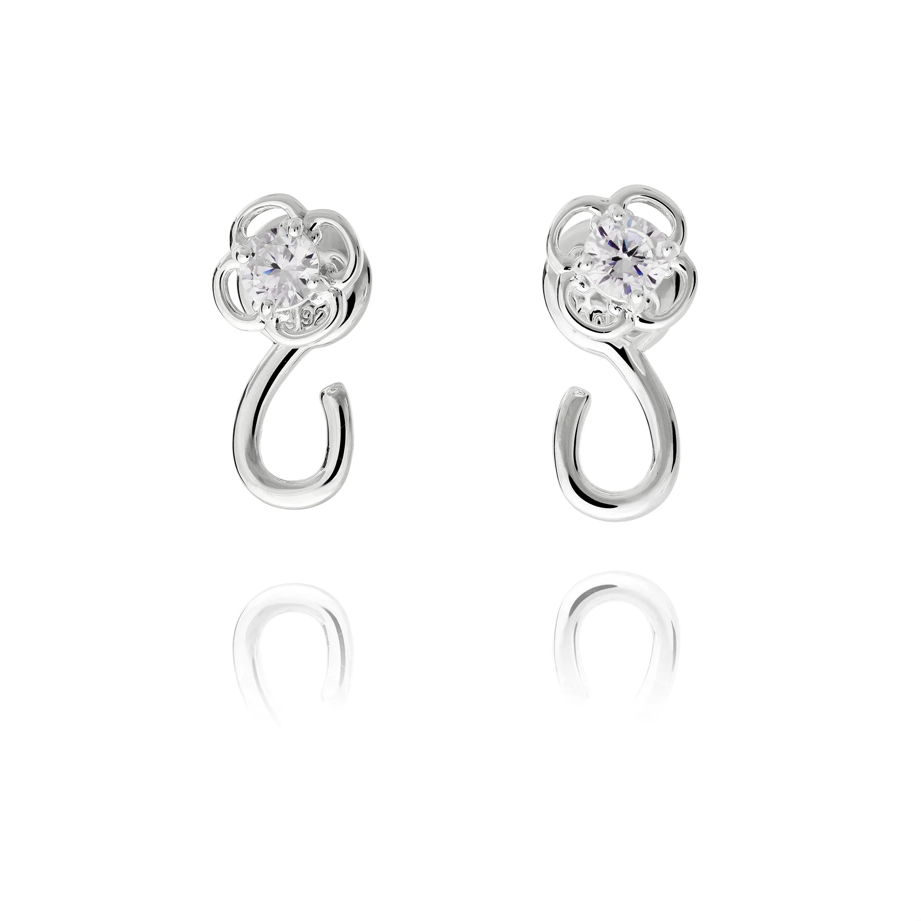 Tang Flower Charm Earrings - Image 3