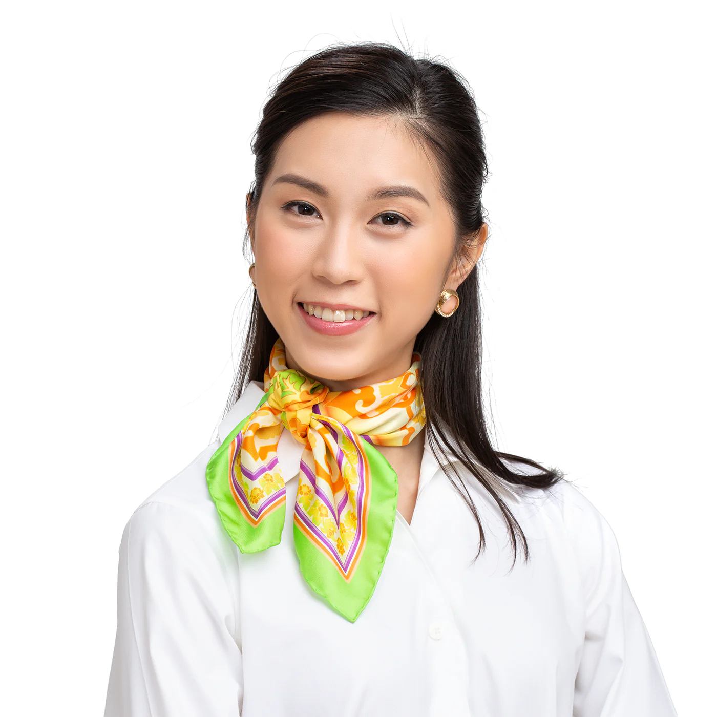 Tang Flower Scarf - Image 4