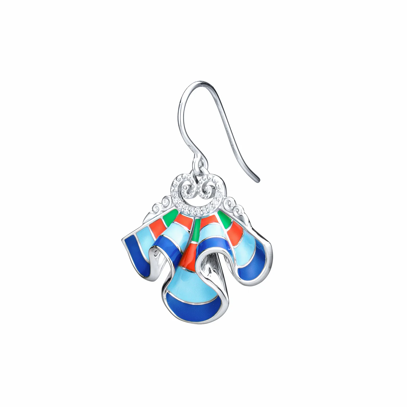 The Elegance of the Yi Earrings - Blue - Image 2