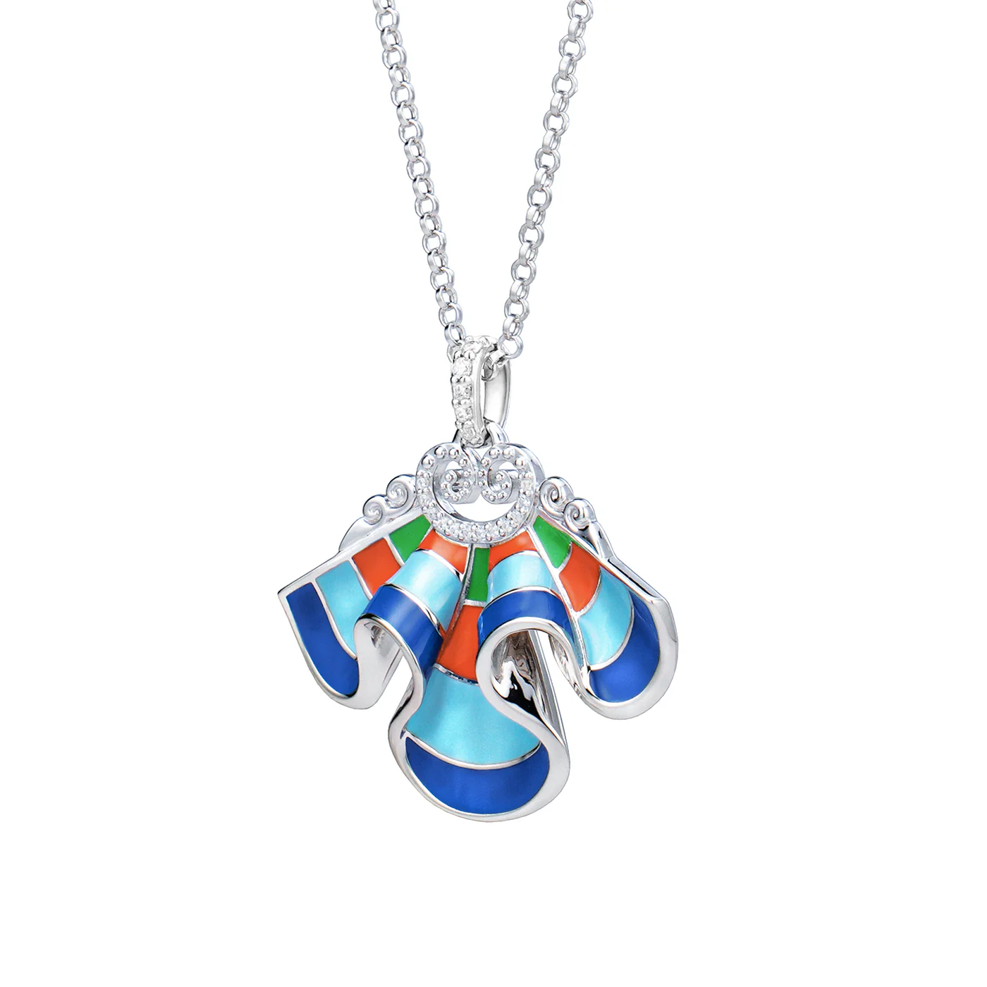 The Elegance of the Yi Necklace - Blue - Image 2