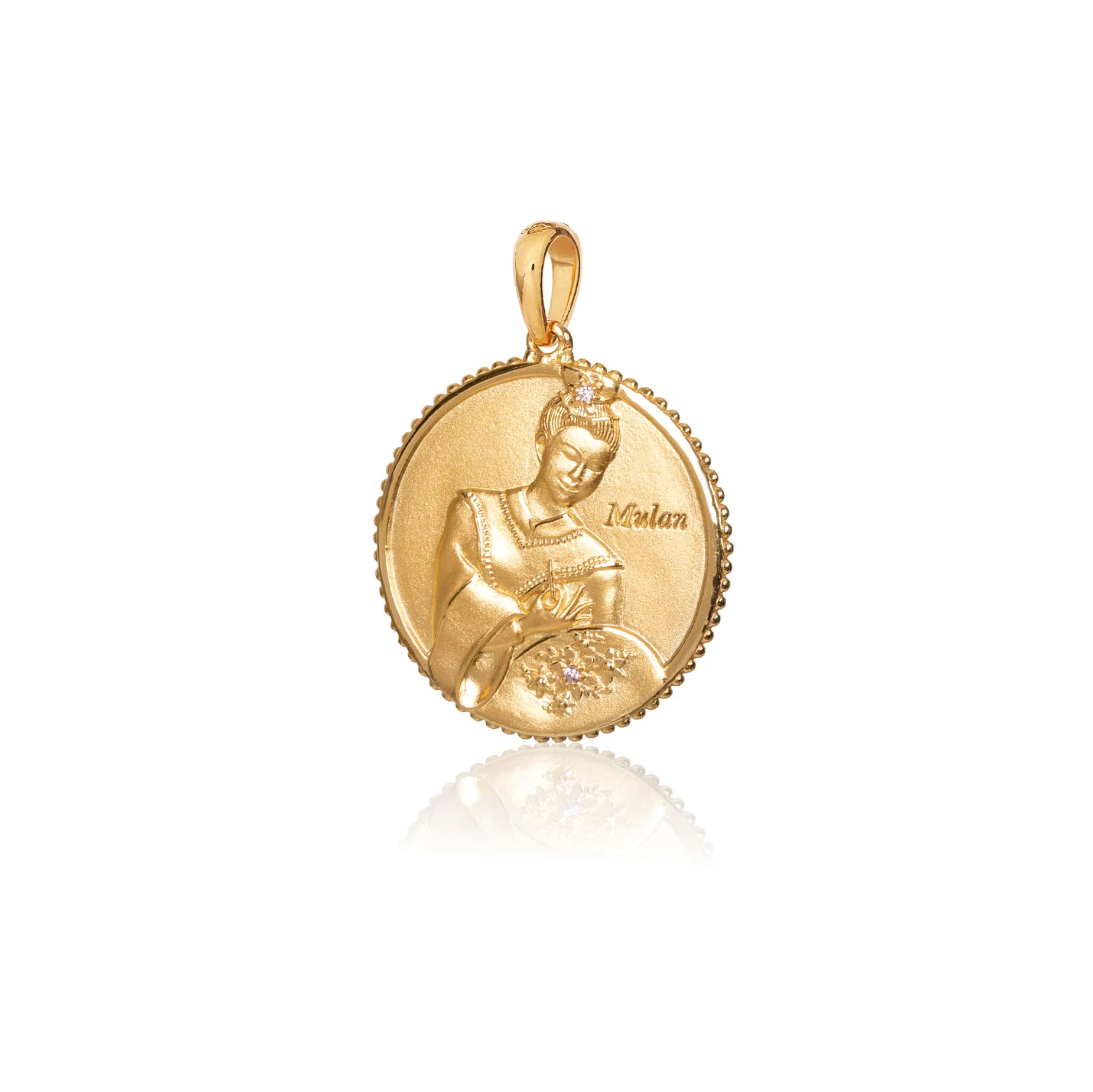 The Legendary Mulan Charm Gold 16mm - Image 3