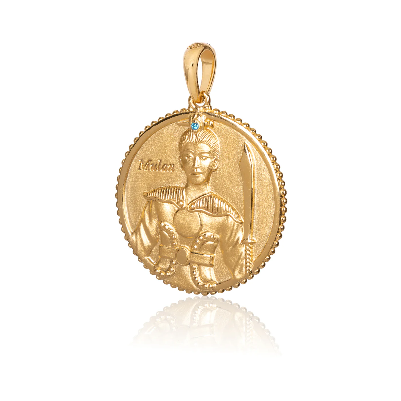 The Legendary Mulan Charm Gold 25mm - Image 4