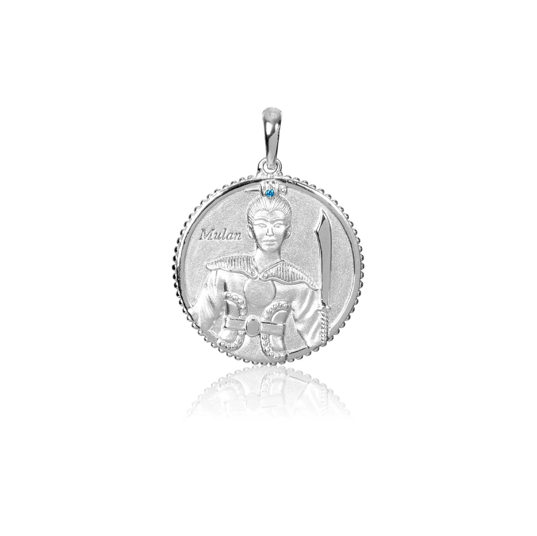 The Legendary Mulan Charm Silver 16mm - Image 2
