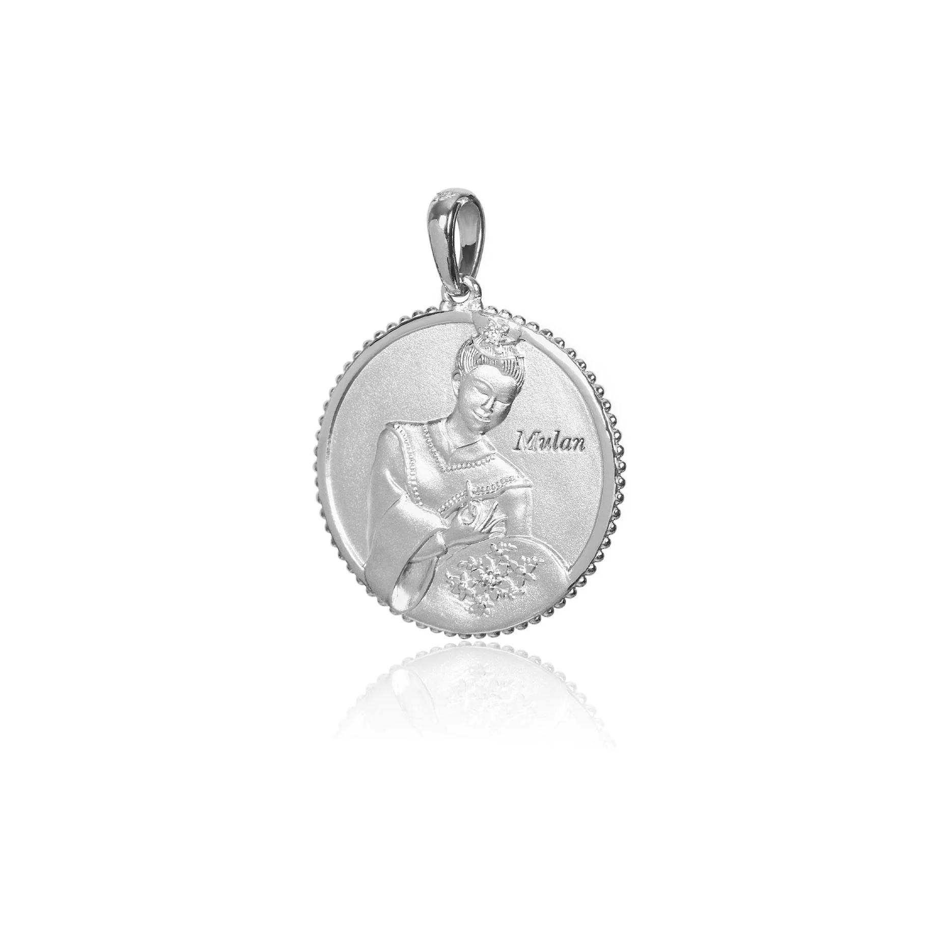 The Legendary Mulan Charm Silver 16mm - Image 3