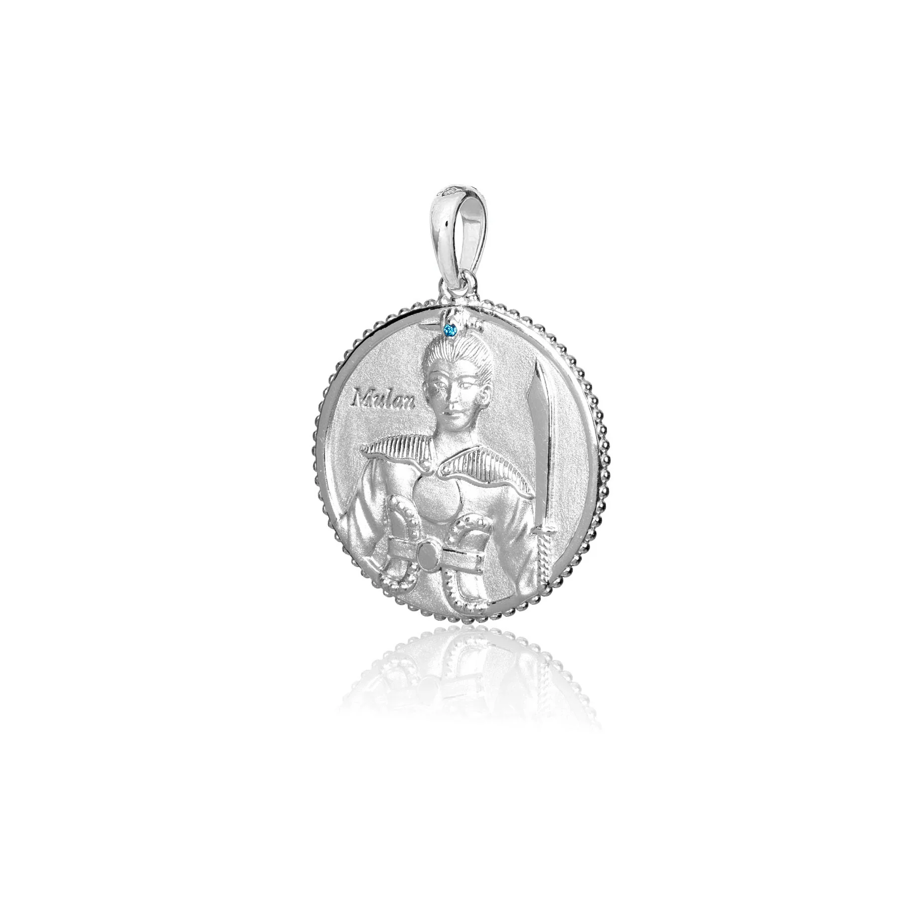 The Legendary Mulan Charm Silver 16mm - Image 4