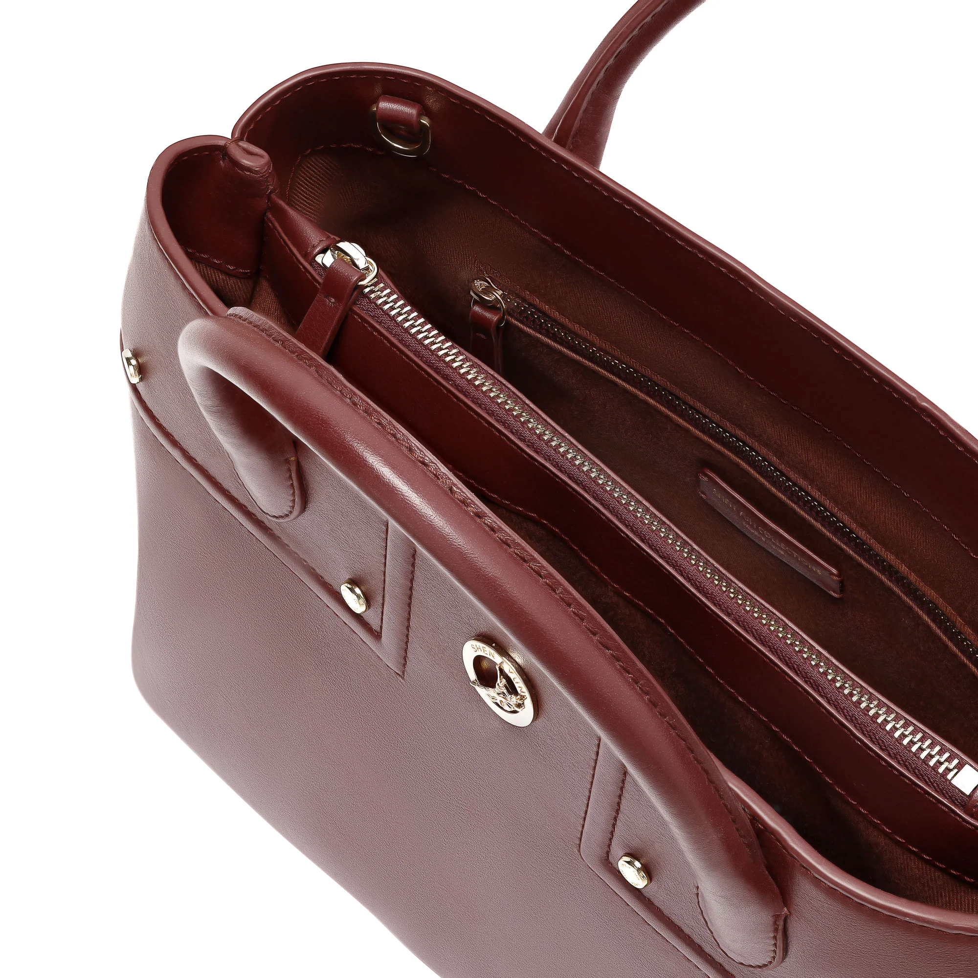 The Spirit of Mulan Small Tote - Burgundy - Image 3