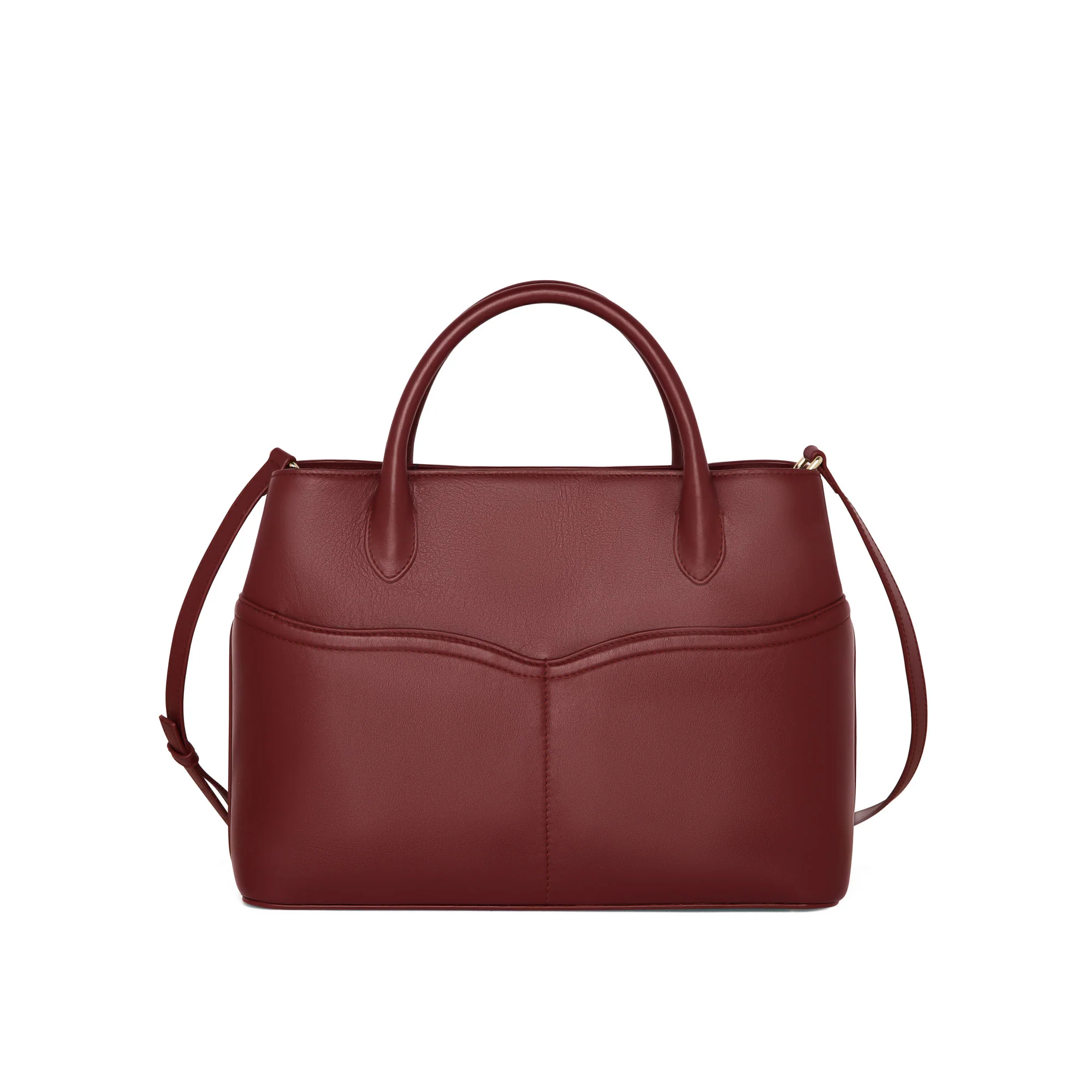 The Spirit of Mulan Small Tote - Burgundy - Image 4